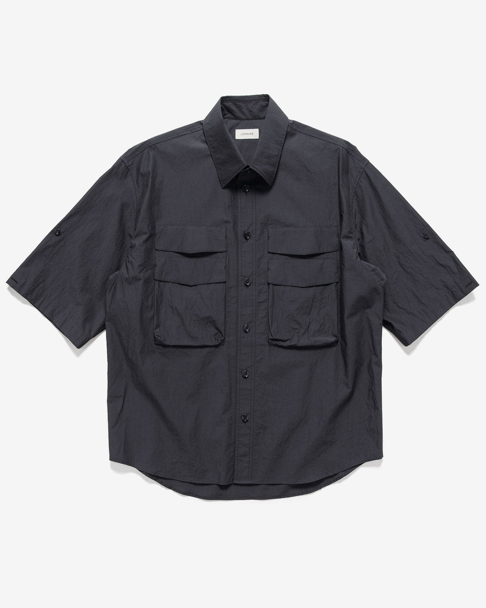 Lemaire Utility Shirt Charcoal | havenshop | REVERSIBLE