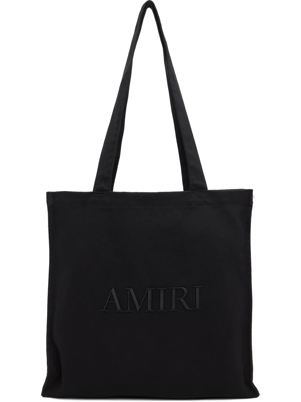 Black 'Amiri' Canvas Tote - 1