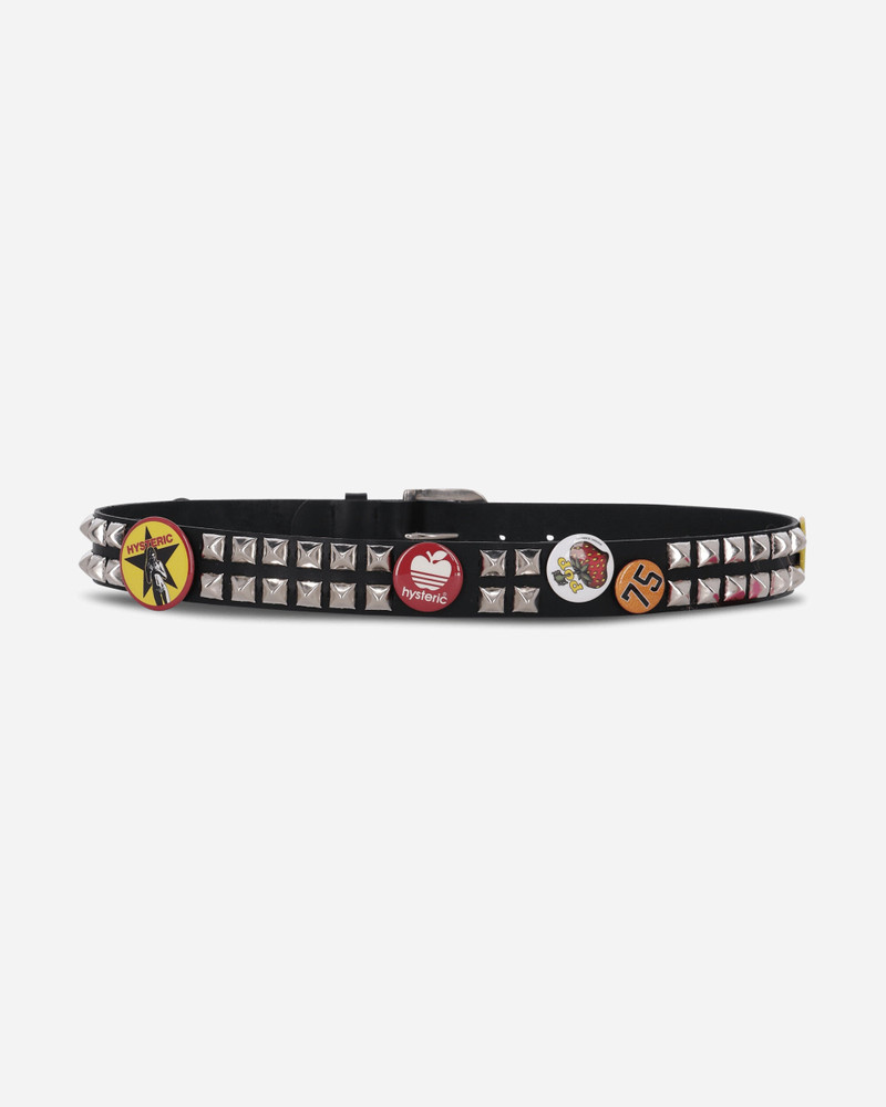 Studs Badges Fever Belt Black 3