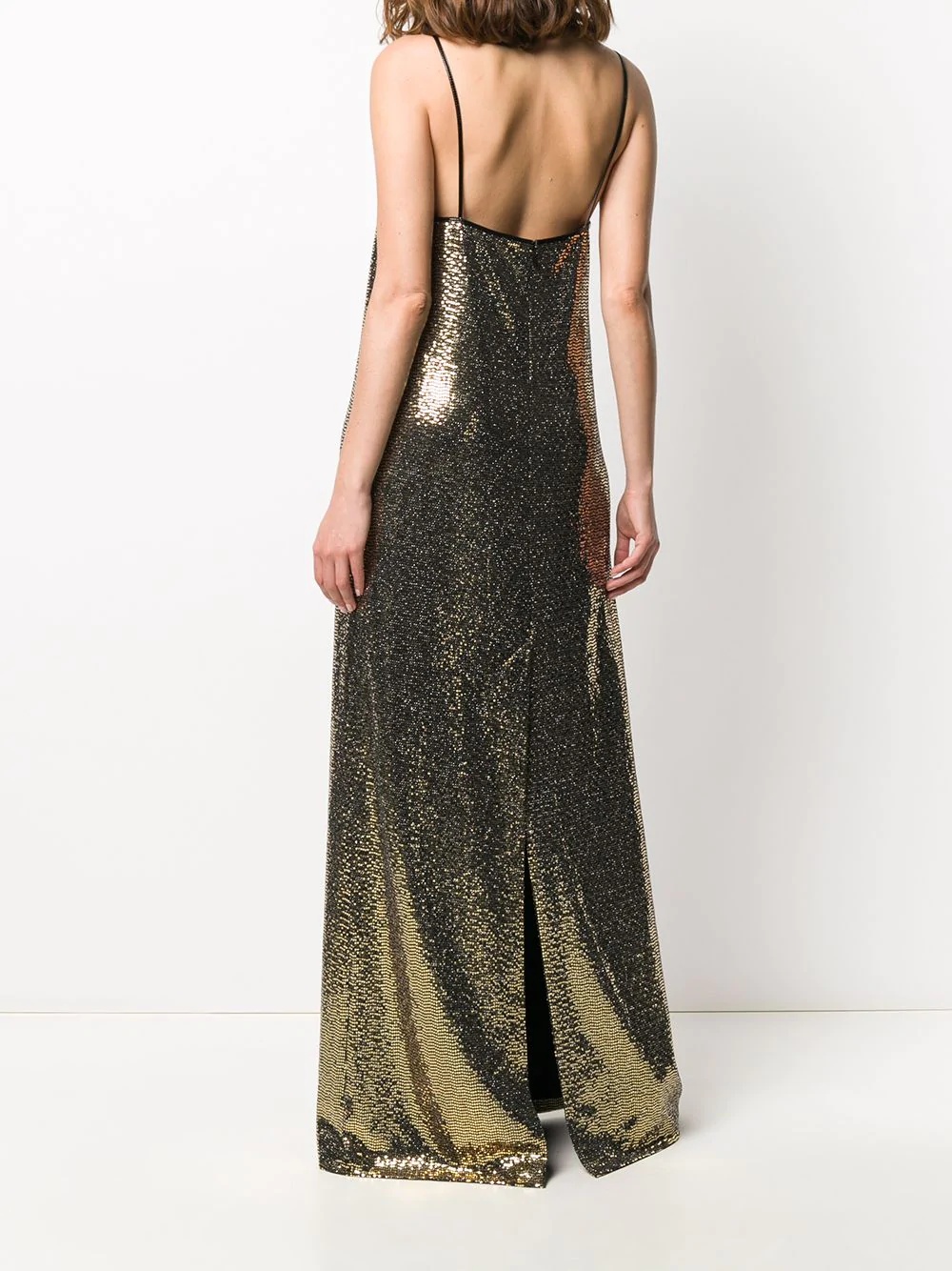 sequin-embellished long dress - 4