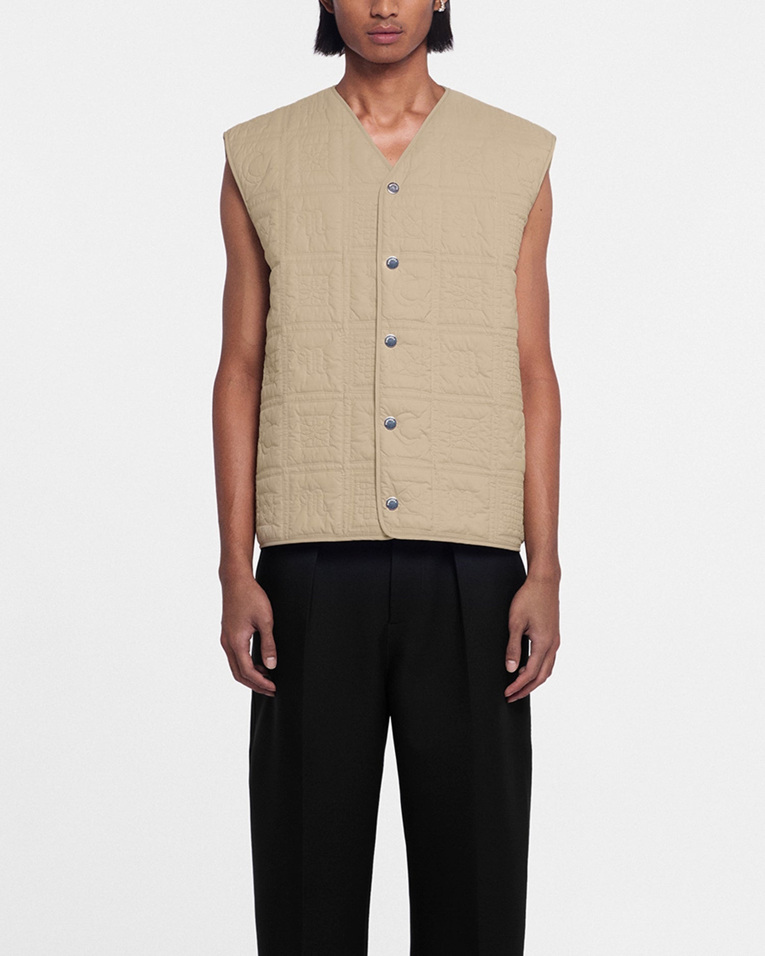 Quilted Tech Poplin Vest - 2