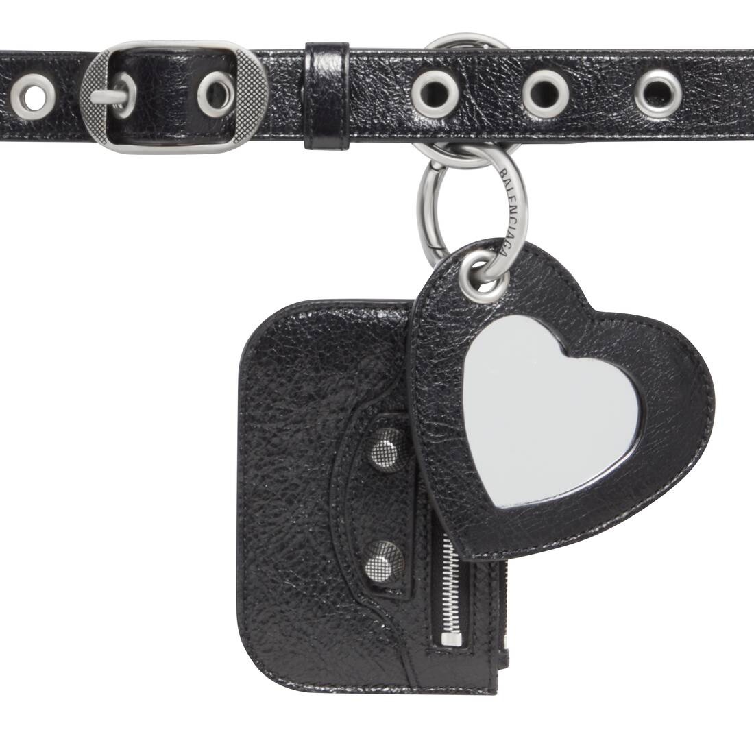 Women's Le Cagole Charms Belt in Black - 4