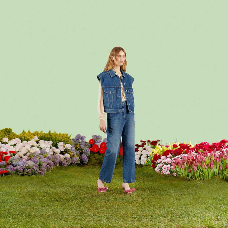 GUCCI Washed denim pant outlook