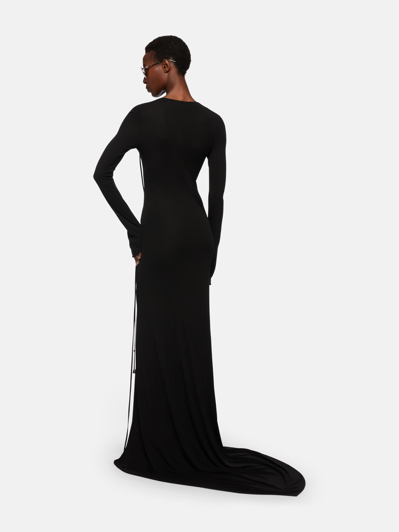 BLACK MIDI DRESS 3