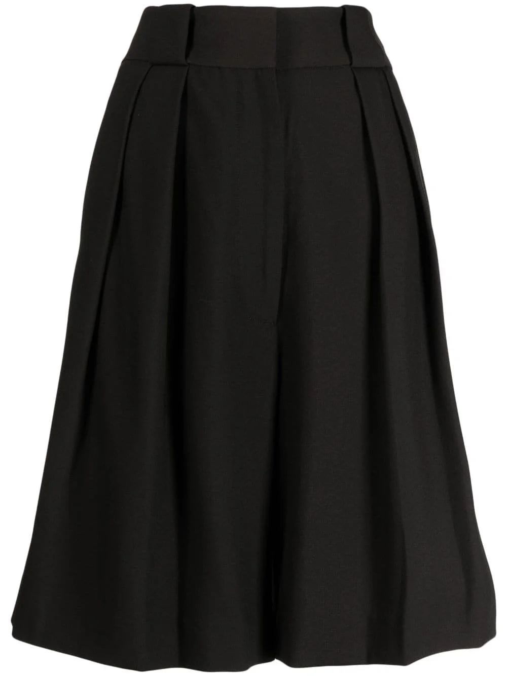 Rillo wide-leg pleated shorts - 1