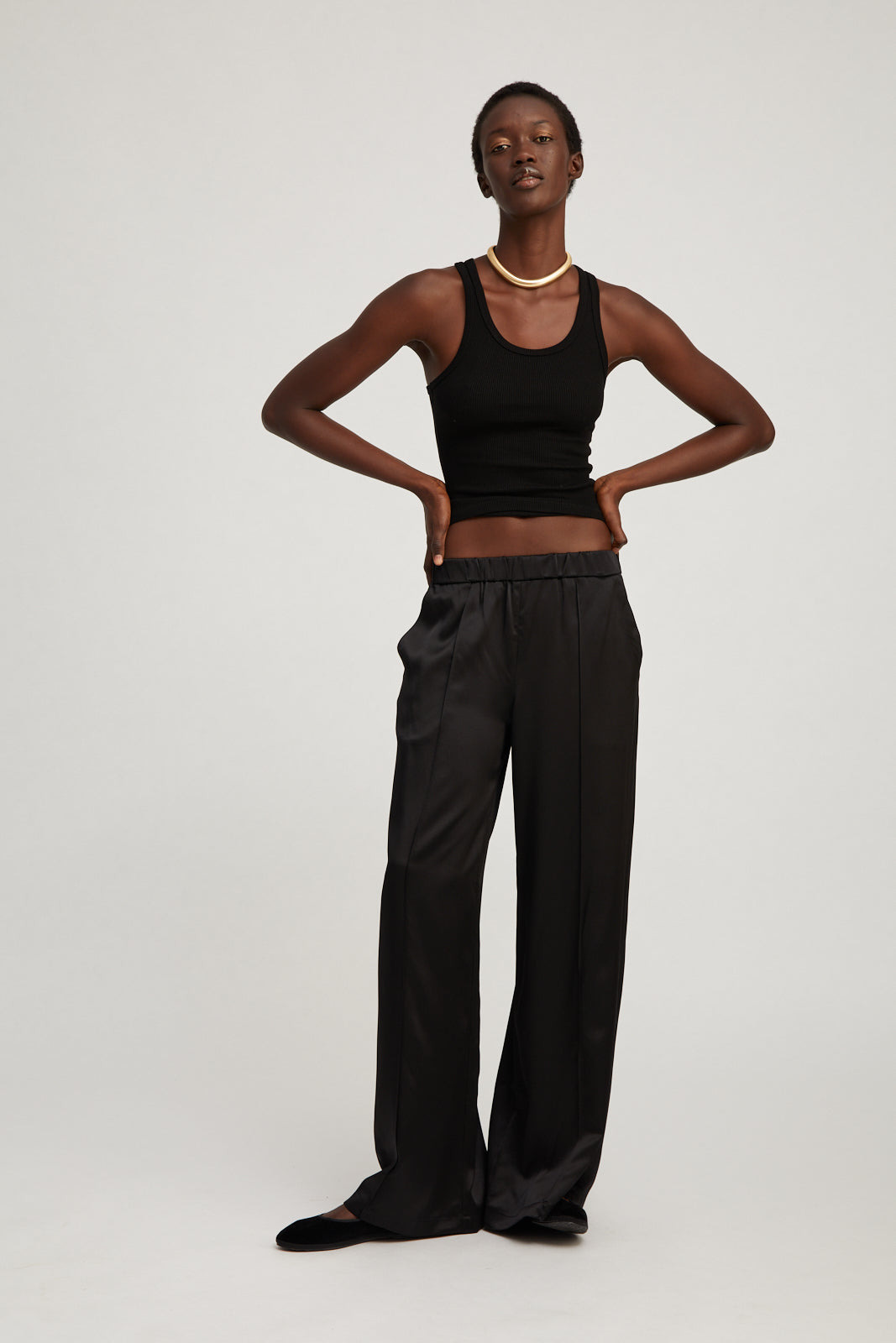 BLACK RIB FITTED SCOOPED TANK - 6