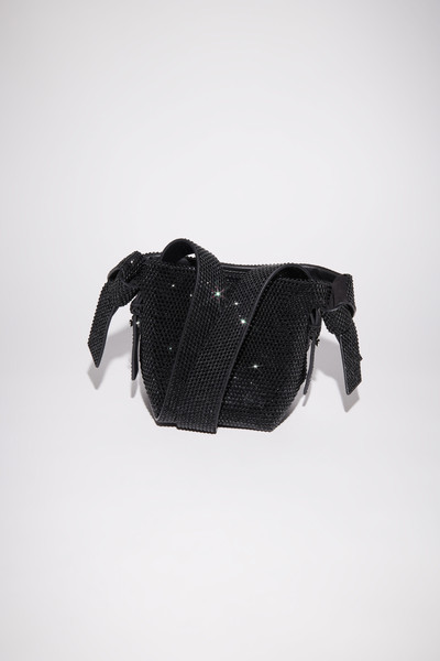 Acne Studios Musubi micro shoulder bag - Black outlook