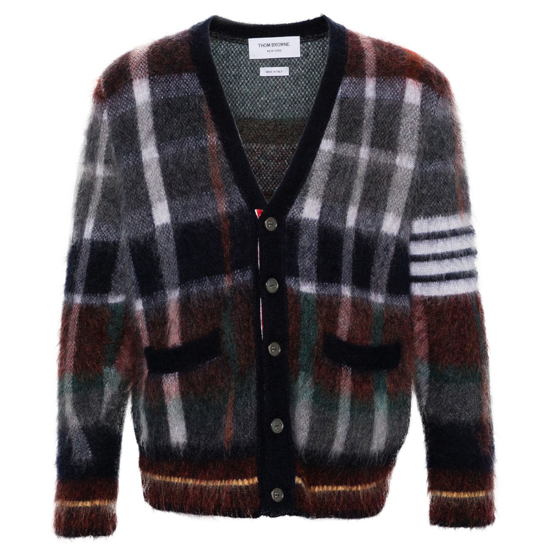 Gingham Hector Tartan Check Cardigan - 6