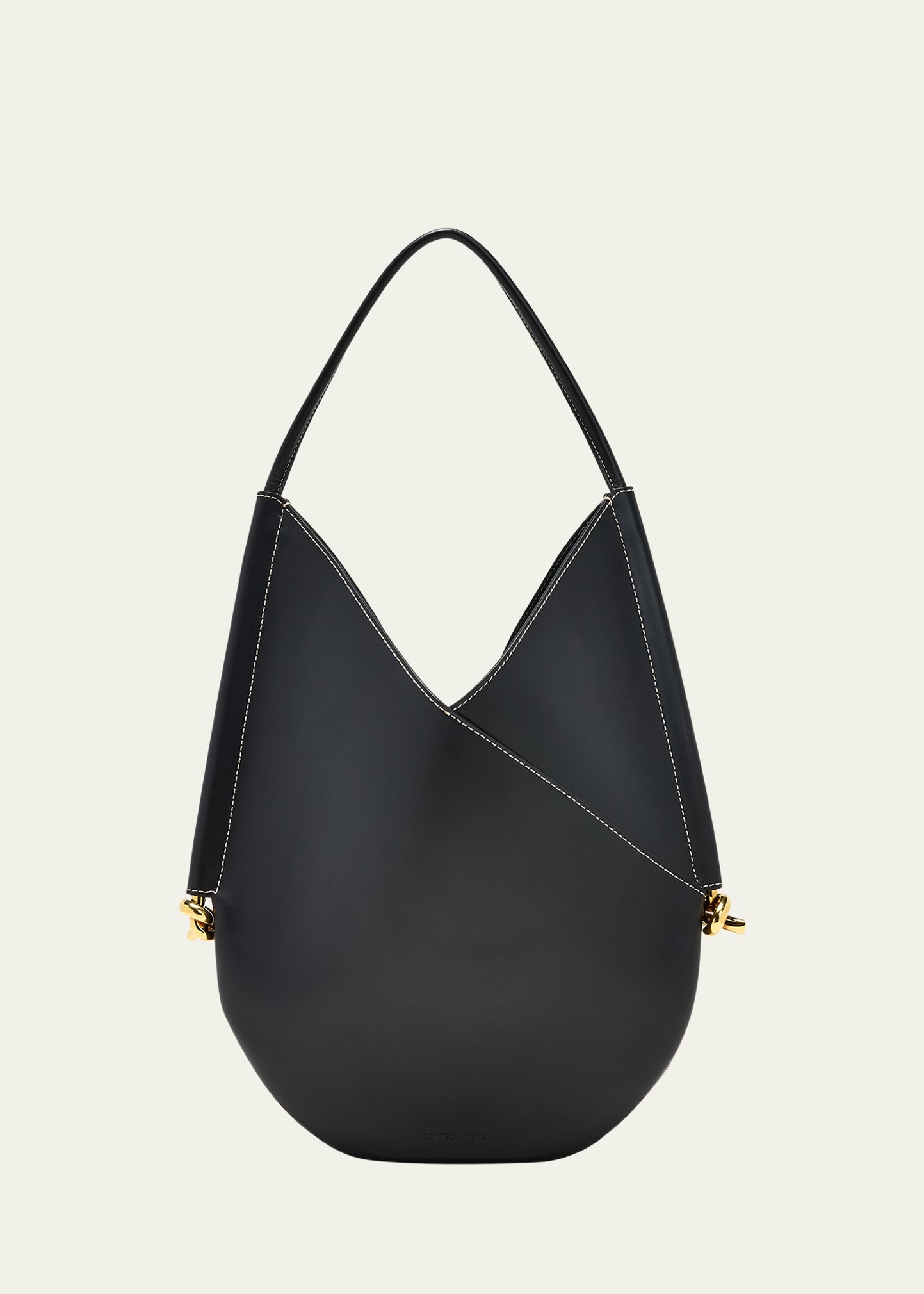 Medium Solstice Leather Shoulder Bag - 1