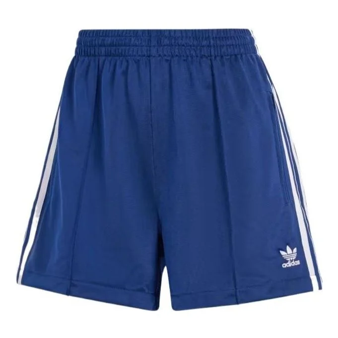 (WMNS) adidas Firebird Shorts Asia Sizing 'Navy White' IP2958 - 1