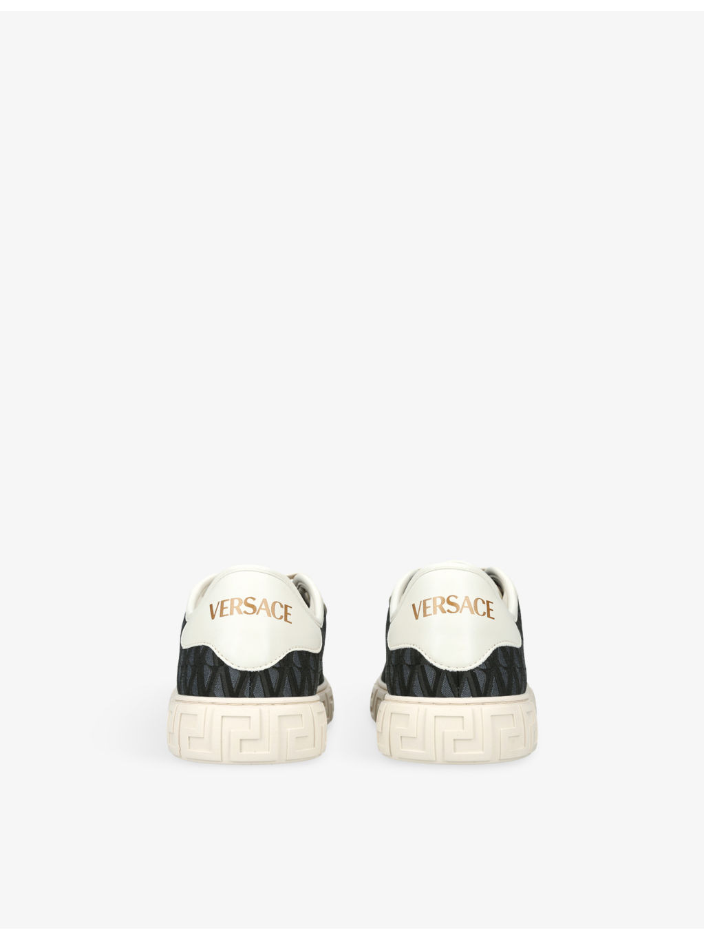 Logo-Print Canvas Trainers - 3