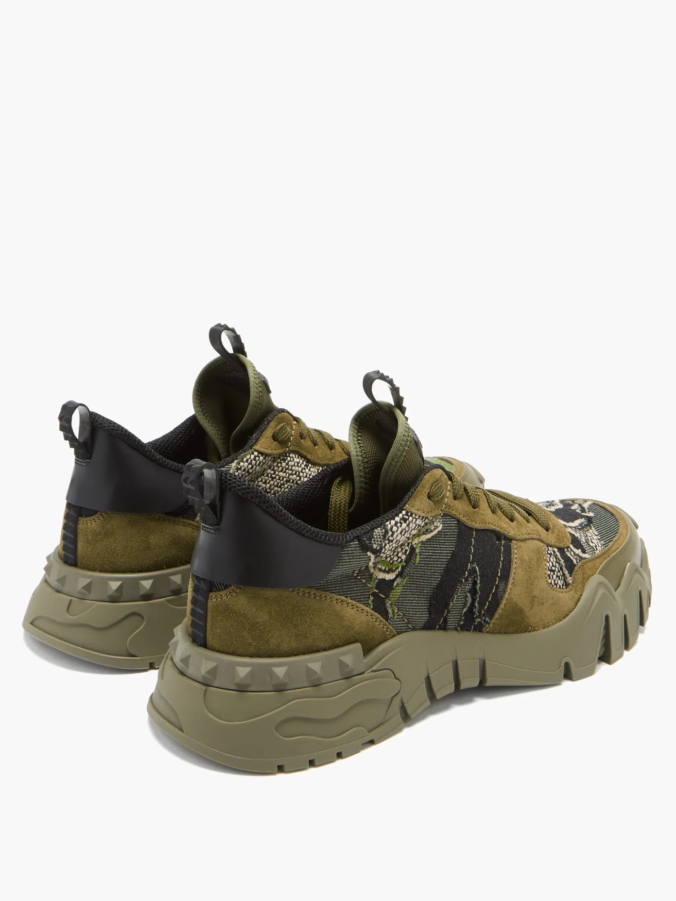 Rockrunner Plus camouflage-jacquard trainers - 4