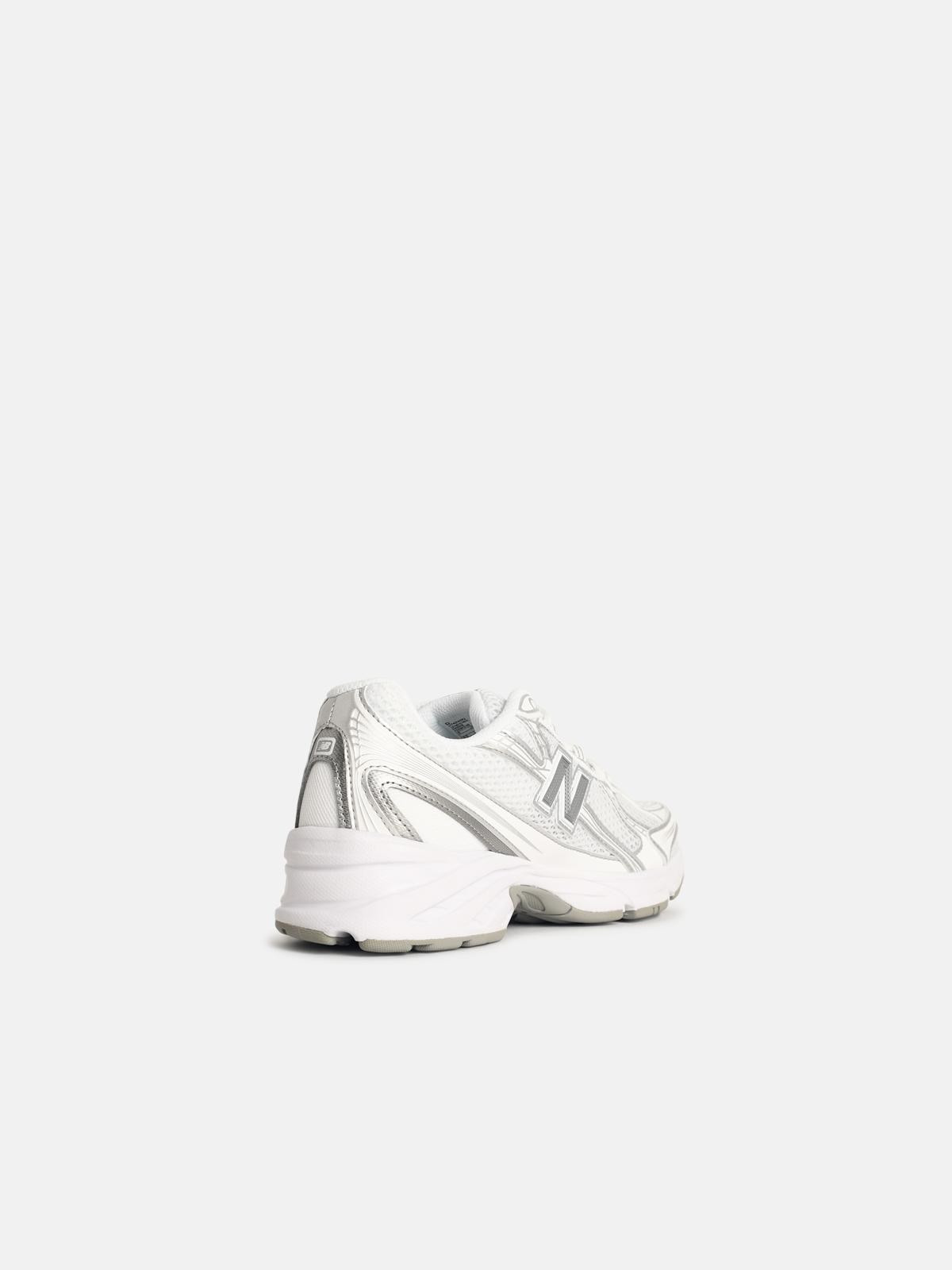 '740' WHITE FABRIC BLEND SNEAKERS - 3