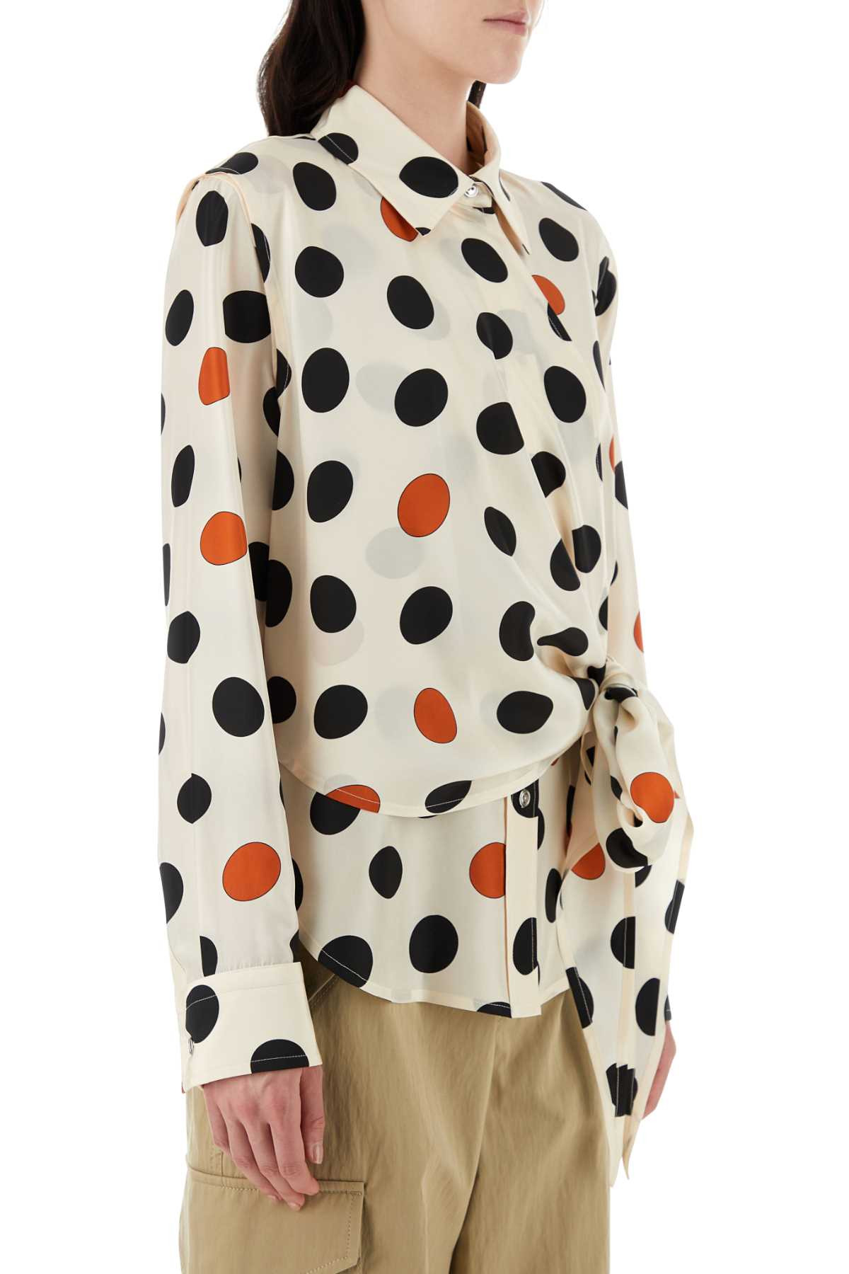 Bottega Veneta Women Printed Silk Shirt - 3