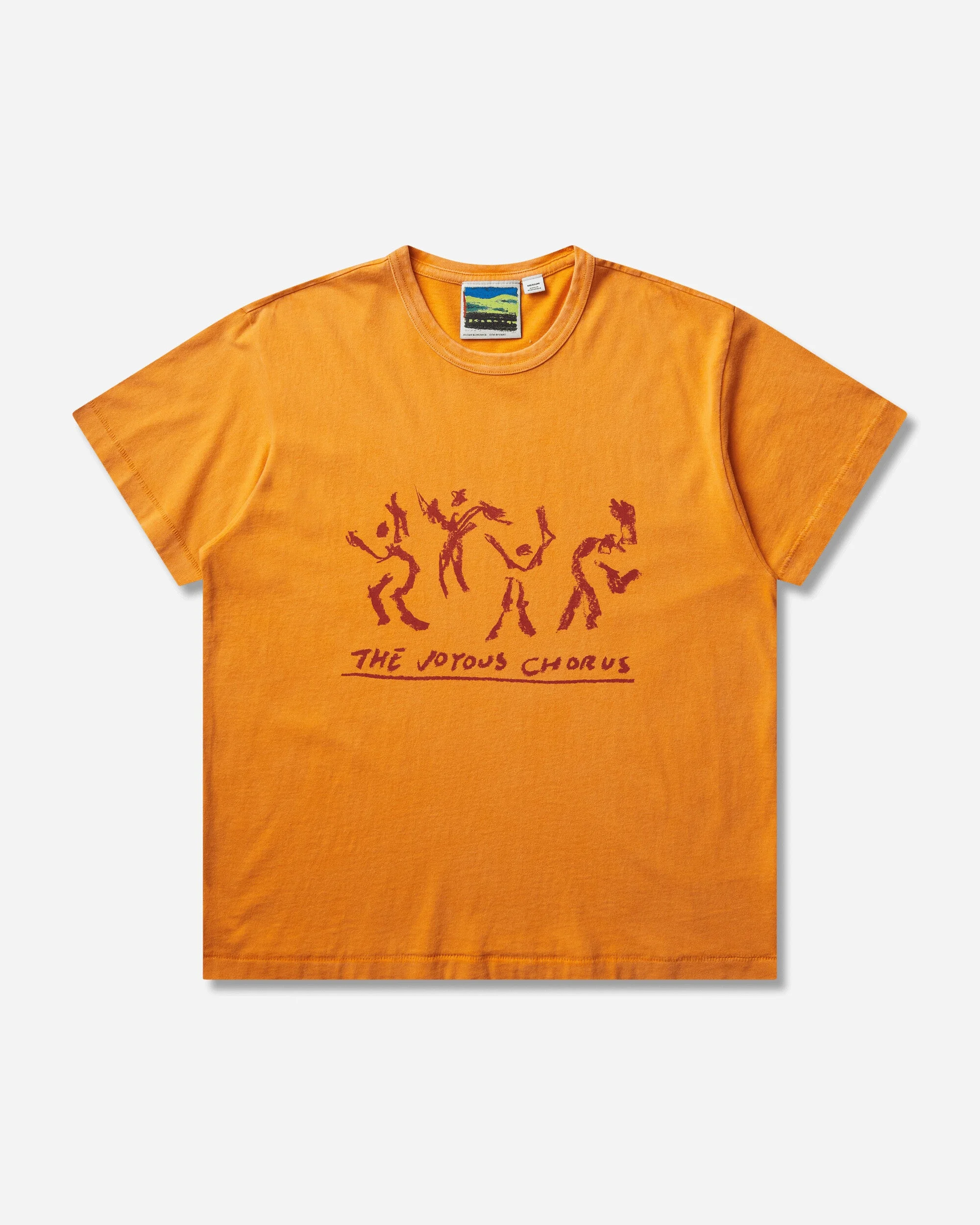 Men's Julian Klincewicz Washed T-Shirt Orange Pepper - 1