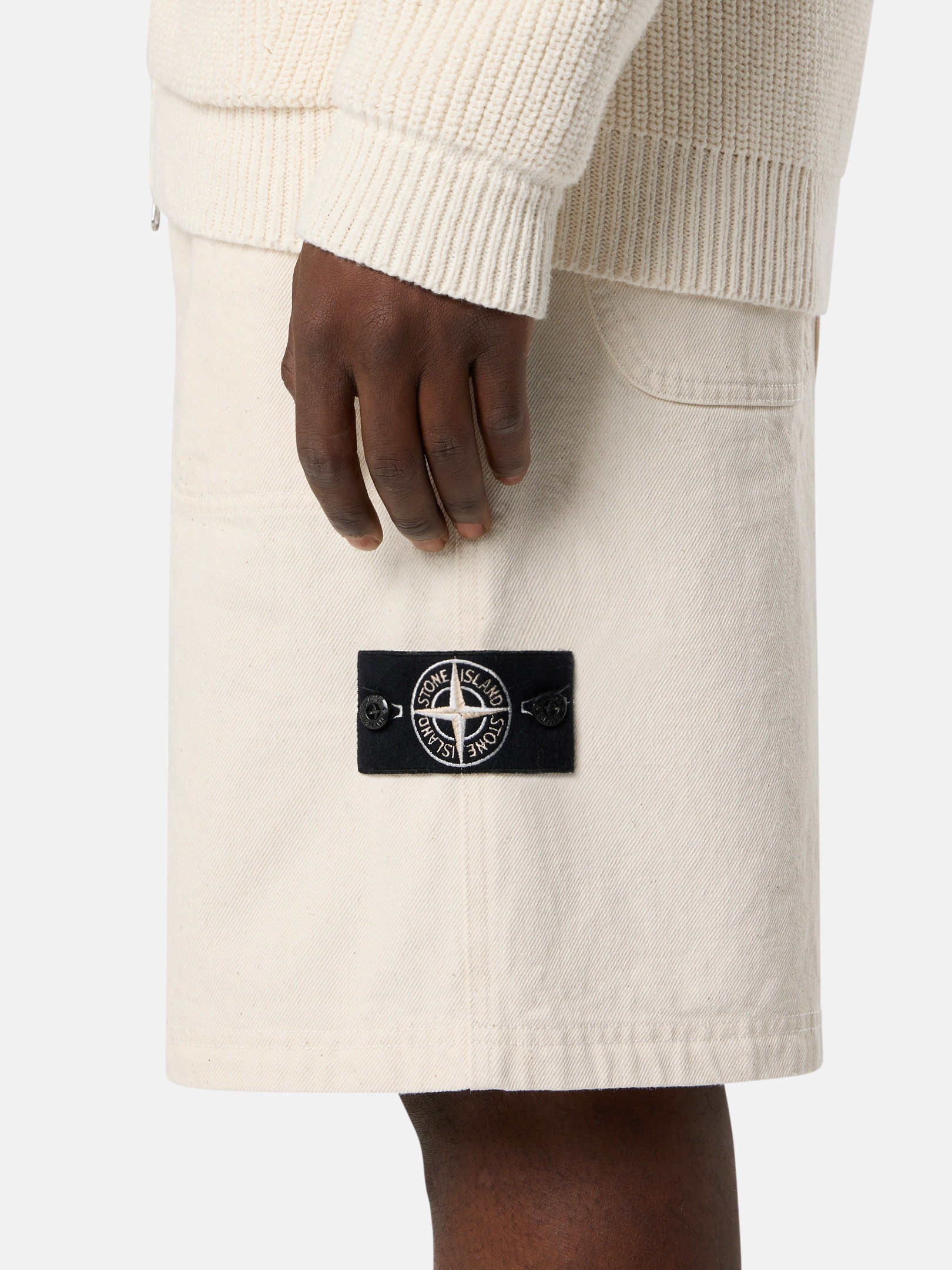 L100001 NATURAL COTTON GABARDINE_STONE ISLAND RAW BEAUTY - 3