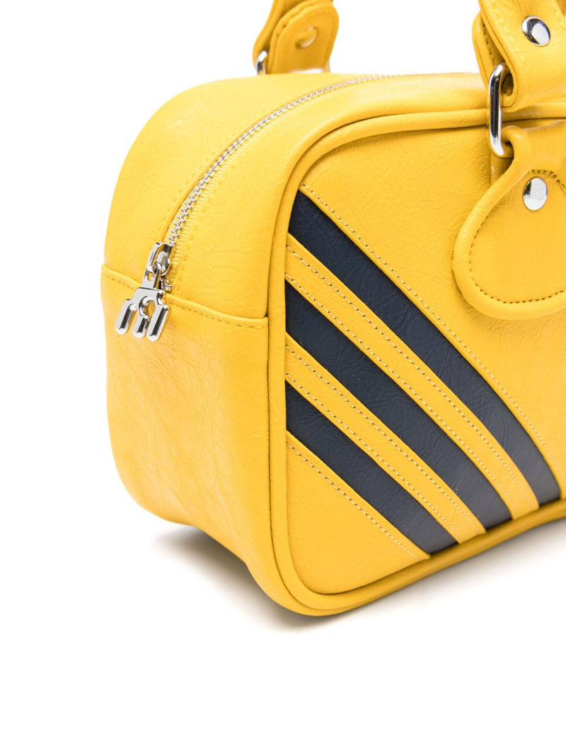 x MIaou 3-stripes-logo tote bag 4
