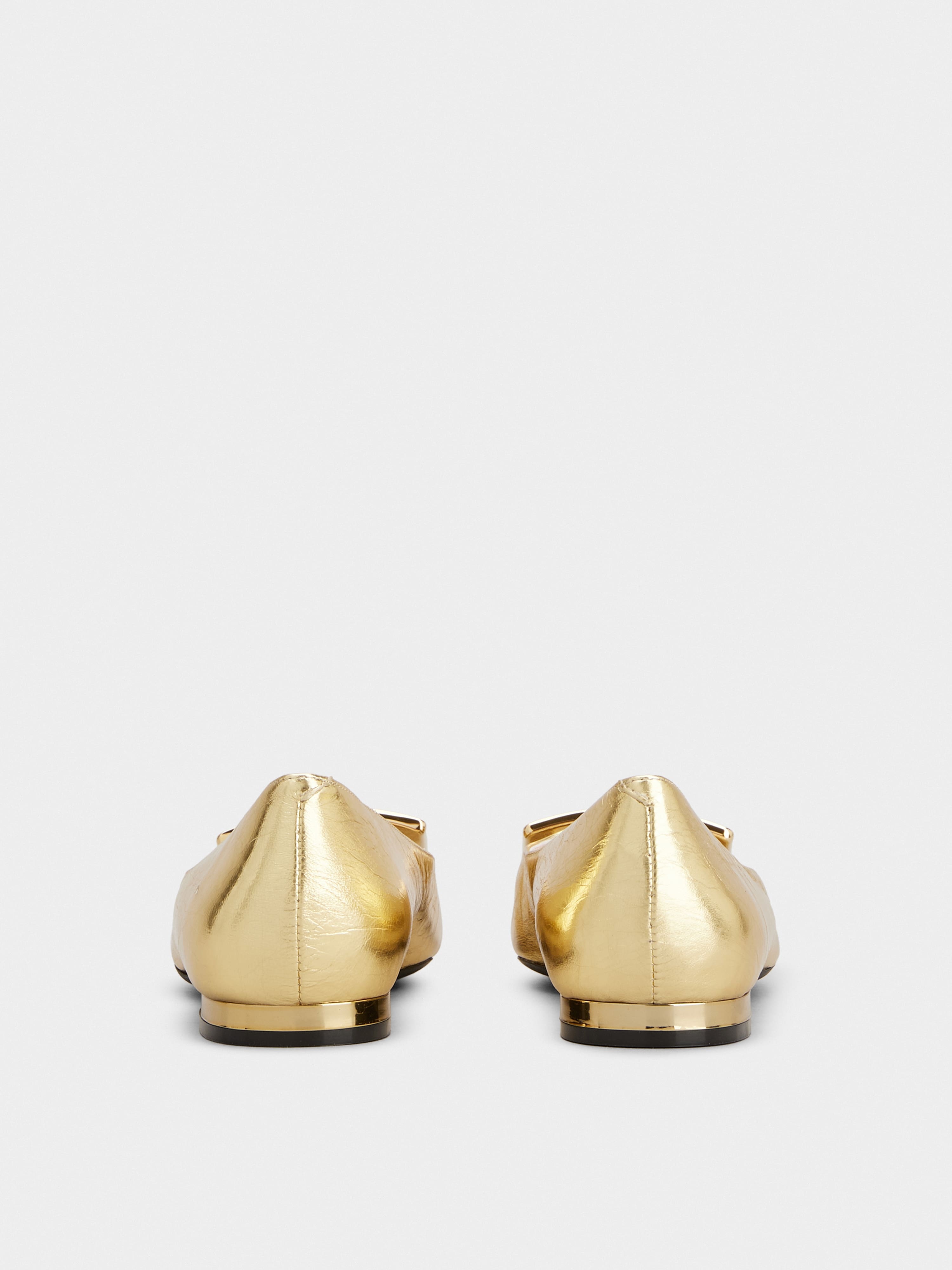 Gommettine Ballerinas in leather - 5