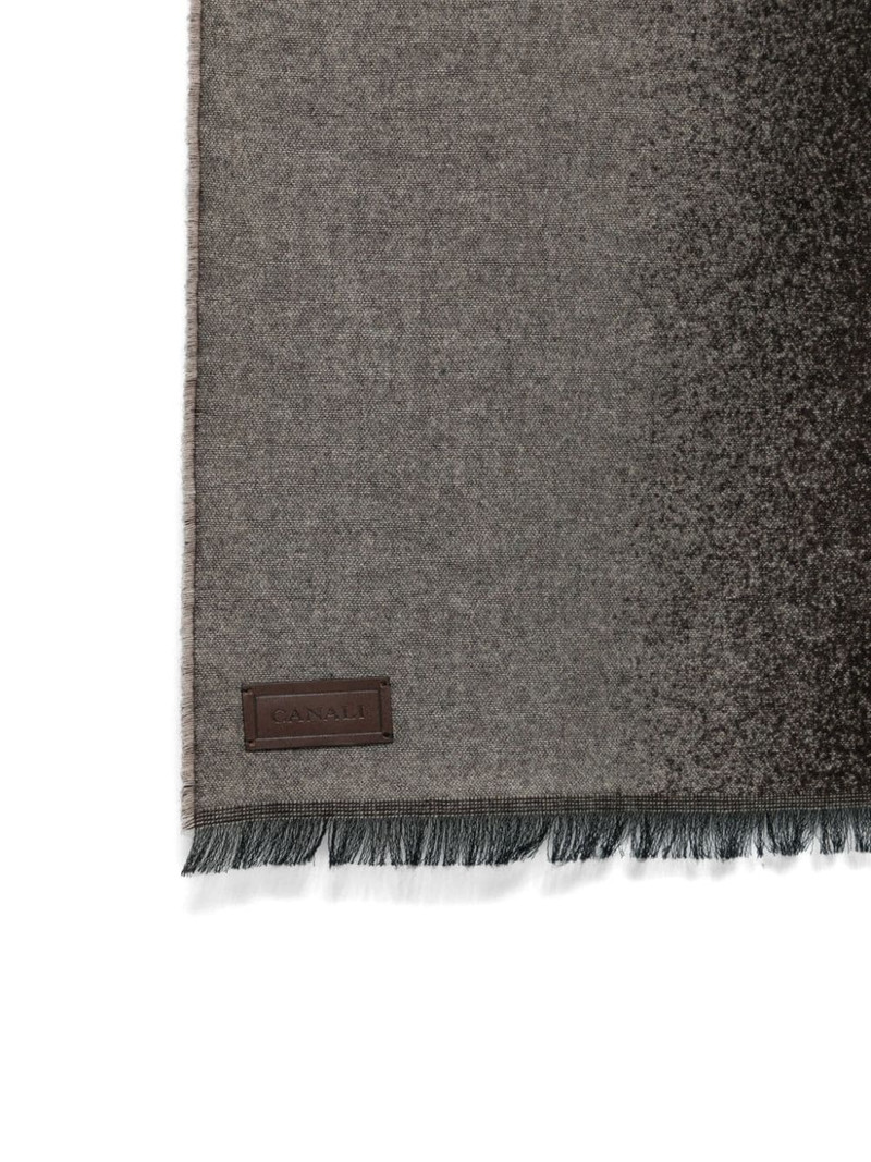 Canali cashmere scarf outlook