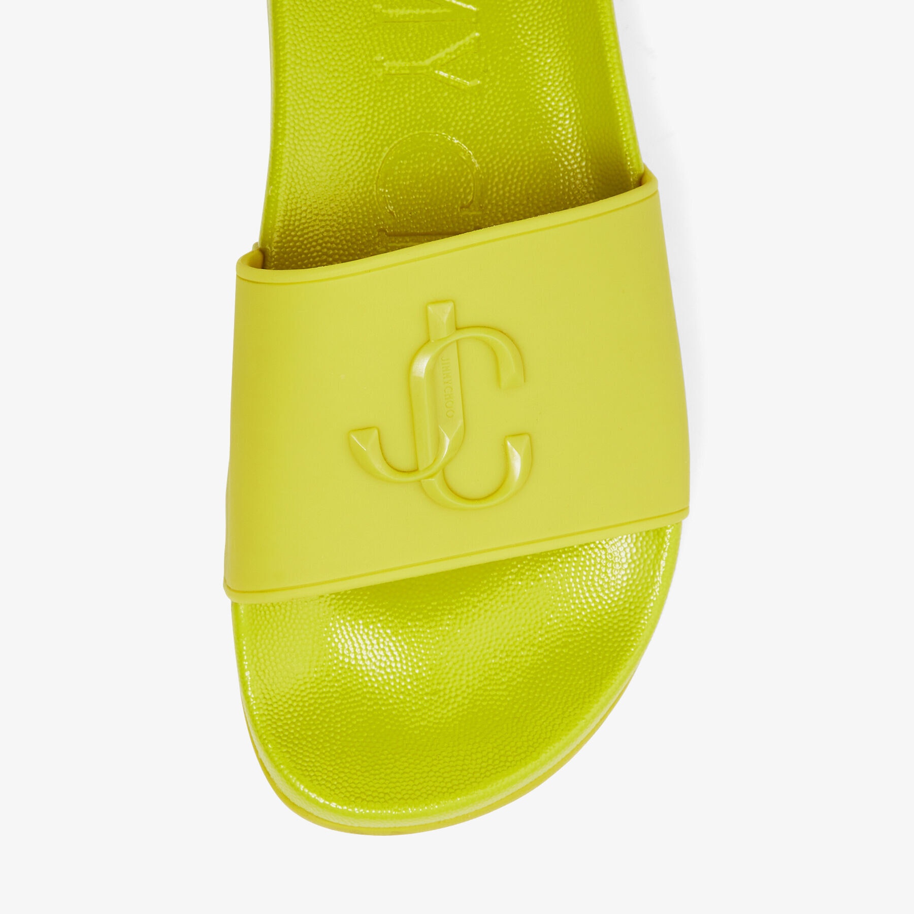 Port/F
Lime Rubber Slides with JC Monogram - 4