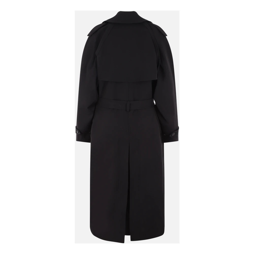 トレンチコート BALENCIAGA GABARDINE HOURGLASS-SHAPED OVERSIZED TRENCH COAT BALENCIAGA Hourglass oversized double-breasted wool and