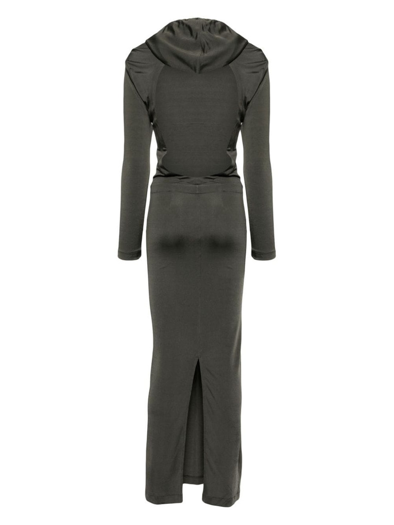 Dion Lee open-back hooded maxi dress outlook