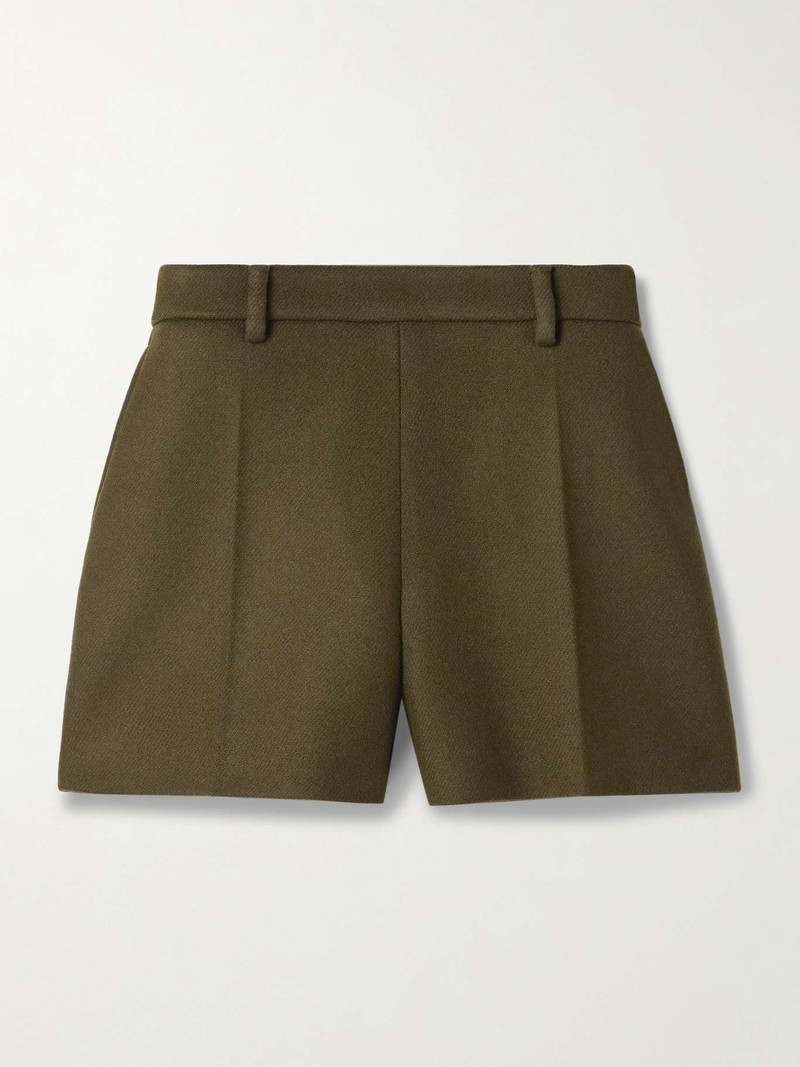 Wool-twill shorts 1