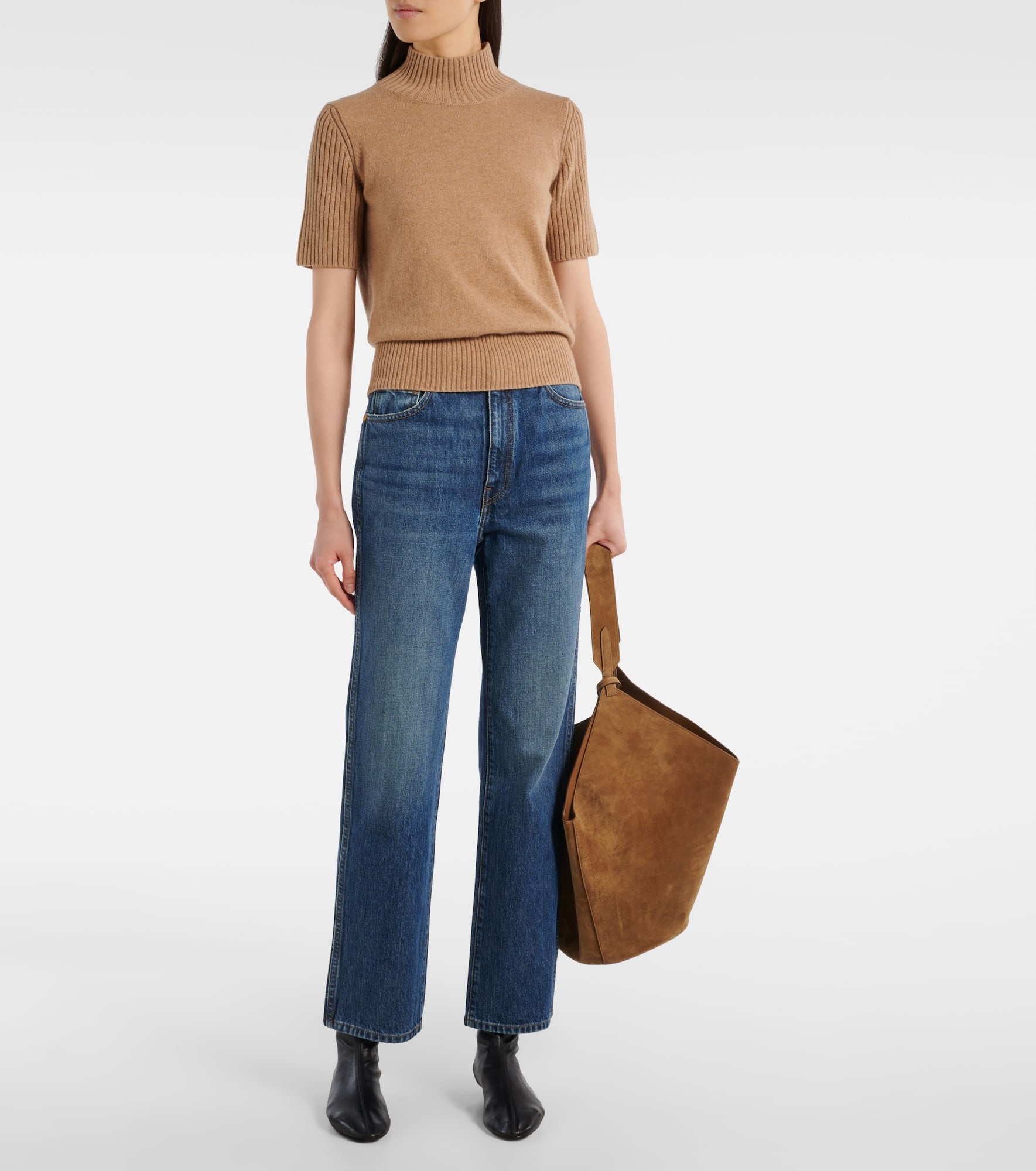 Abigail high-rise straight jeans - 2