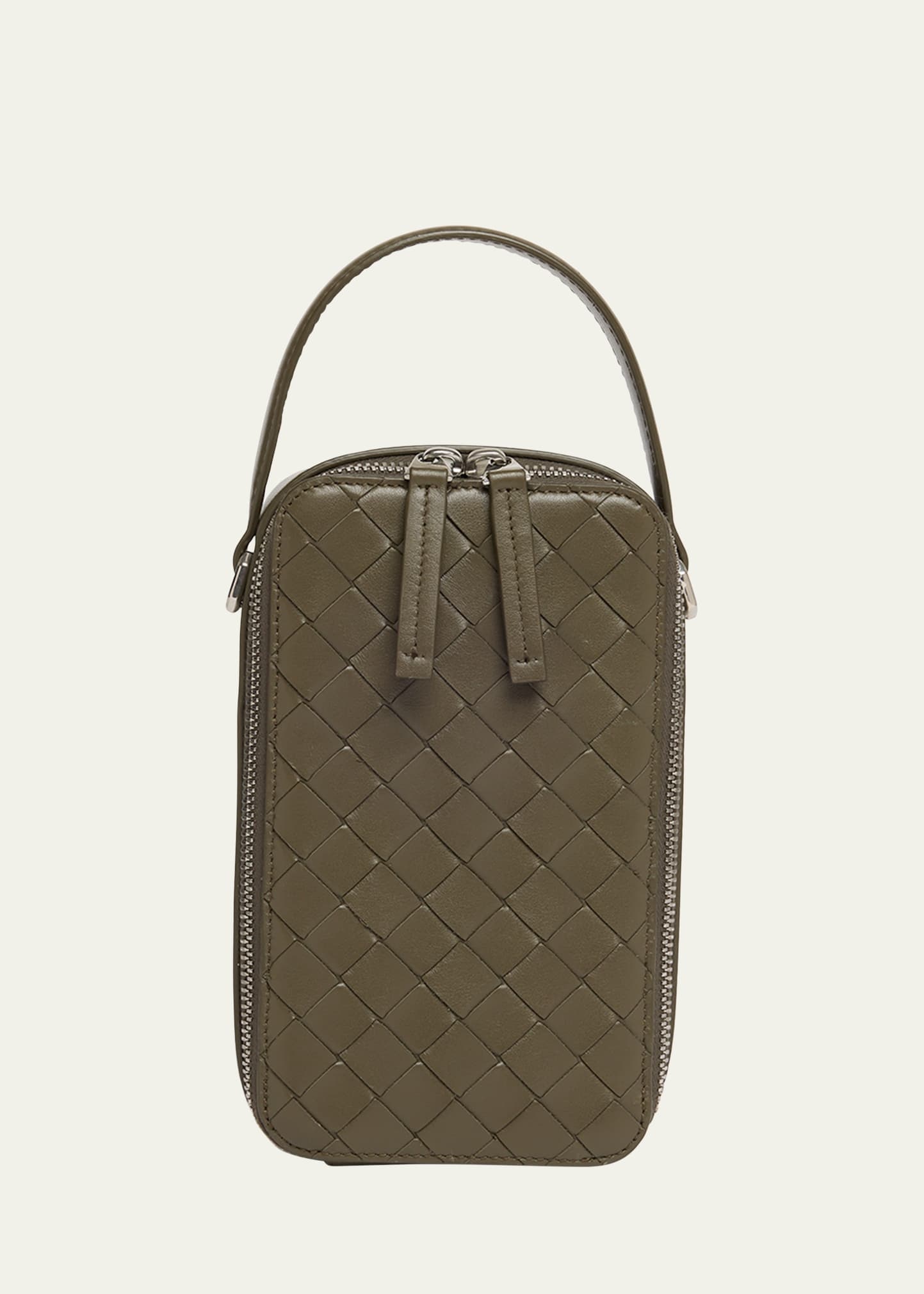 Men's Getaway Leather Crossbody Phone Pouch - 1