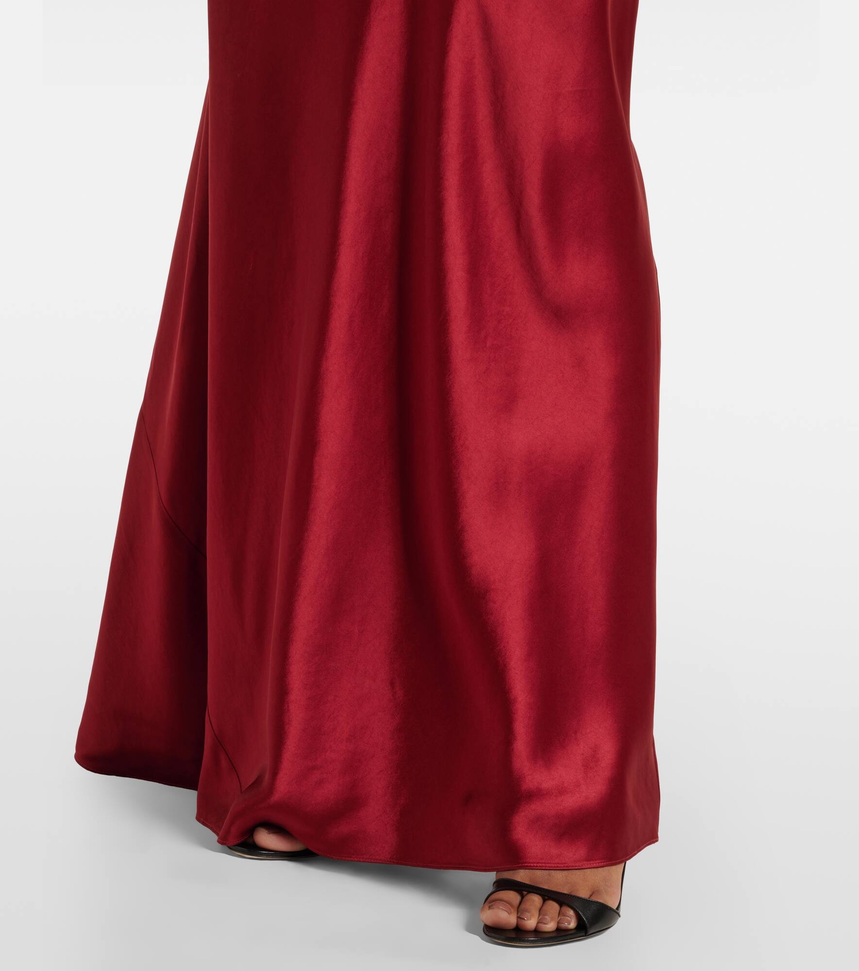 Satin maxi skirt - 5