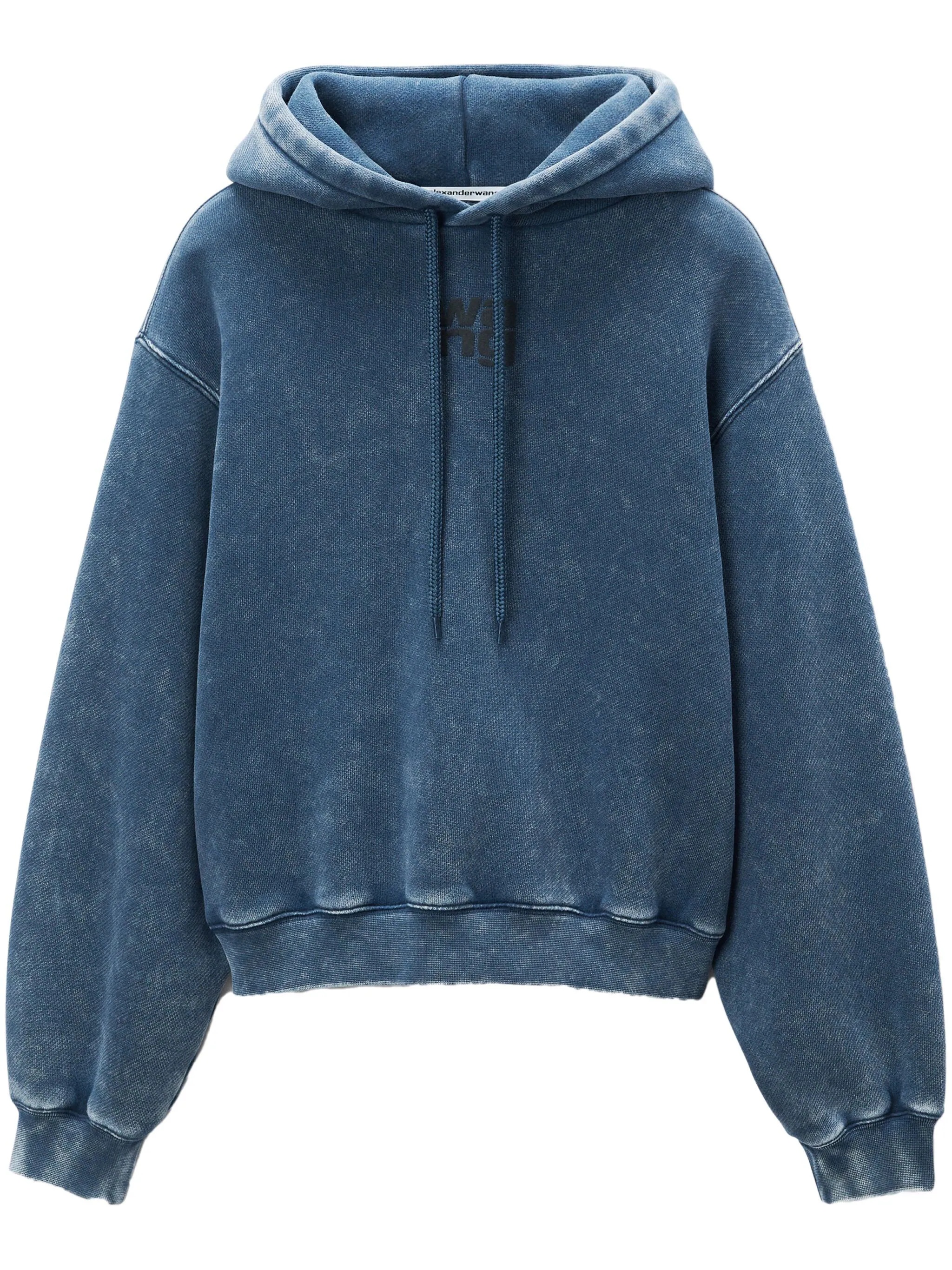 T BY ALEXANDER WANG Women Essential Terry WI Th Puff Paint Logo Hoodie - 6