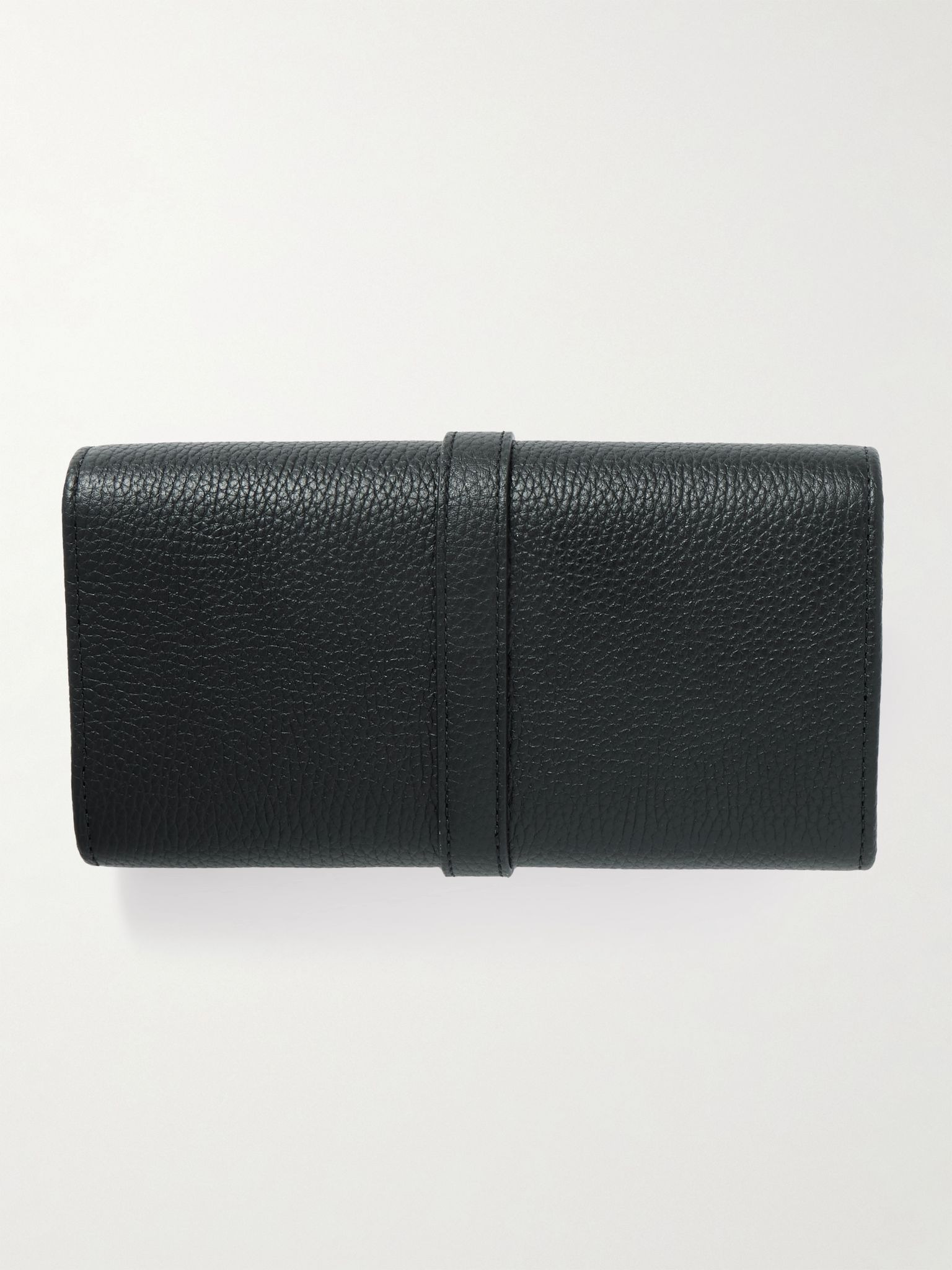 Jackie 1961 embellished textured-leather continental wallet Black - 3