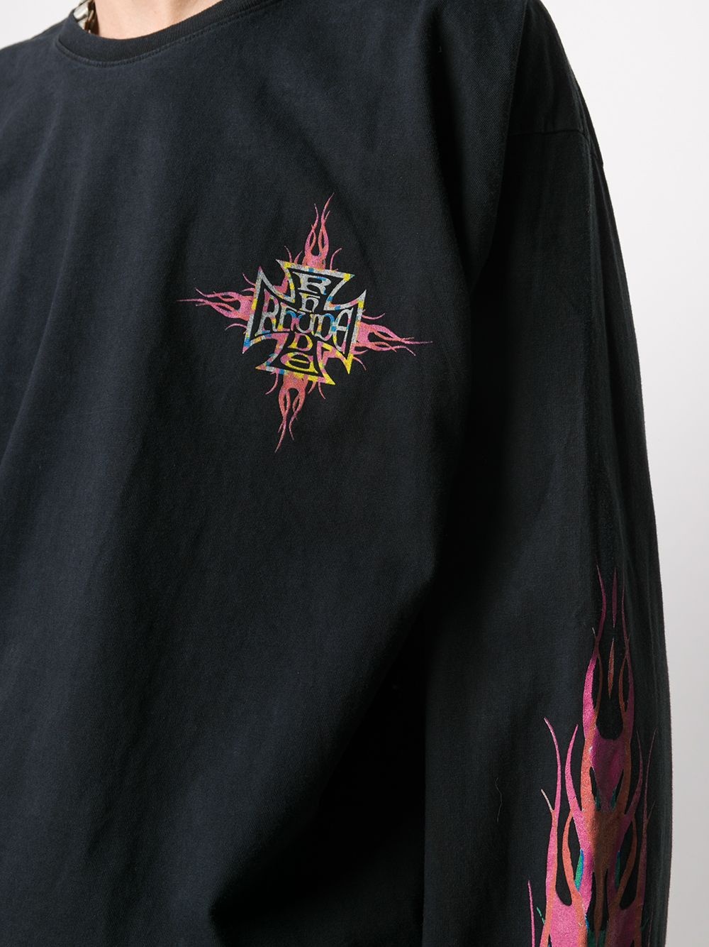 Neon Flame long-sleeve T-shirt - 5