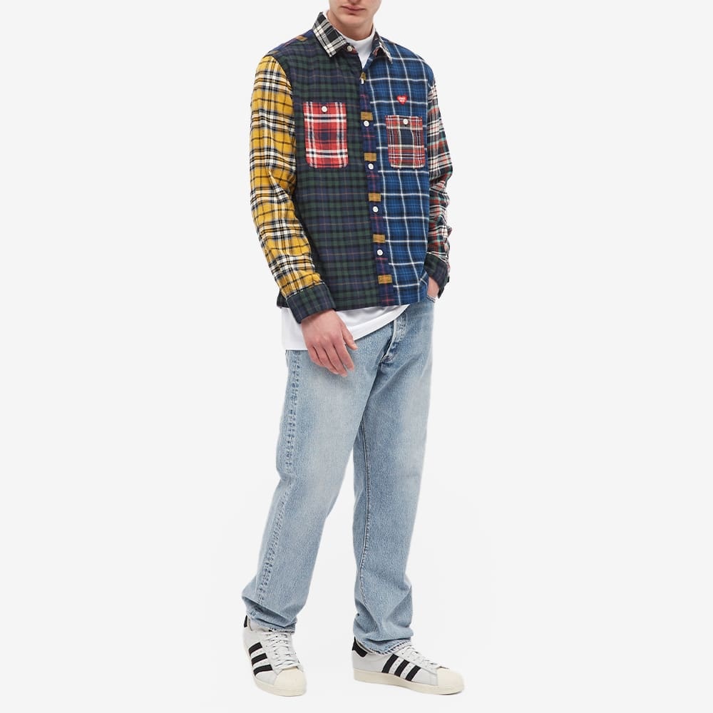 Human Made Crazy Check Flannel Shirt - 5