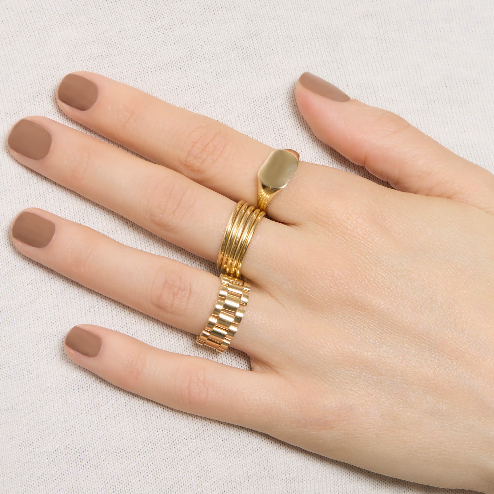 Chunky Signet Ring - 5