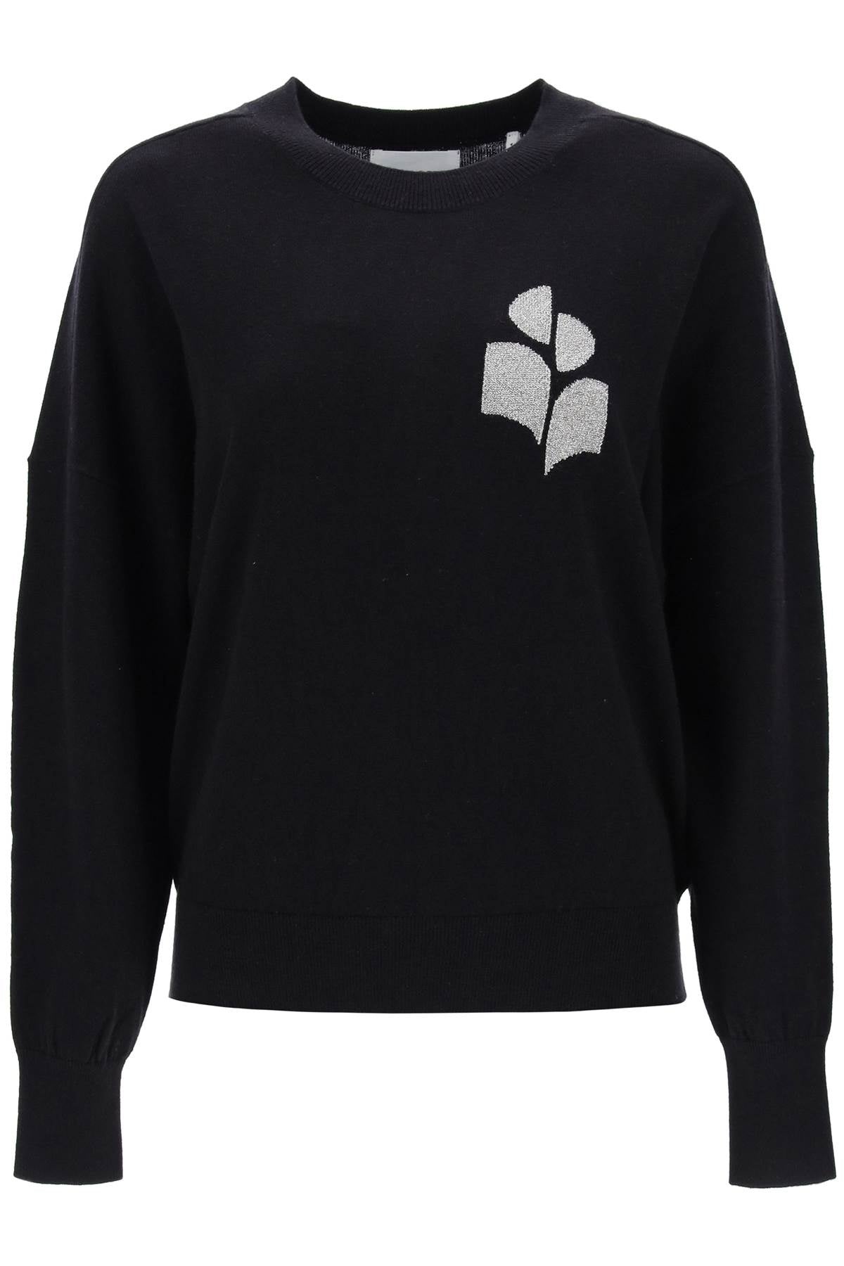 Isabel Marant Etoile Marisans Sweater With Lurex Logo Intarsia Women - 1