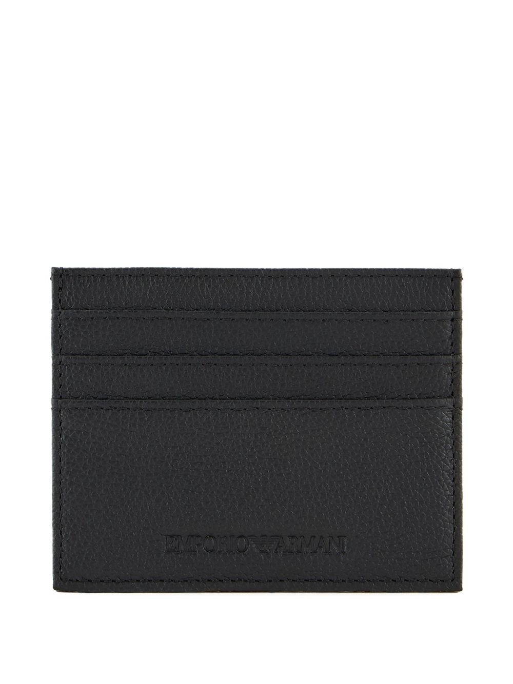 logo-embossed cardholder - 2