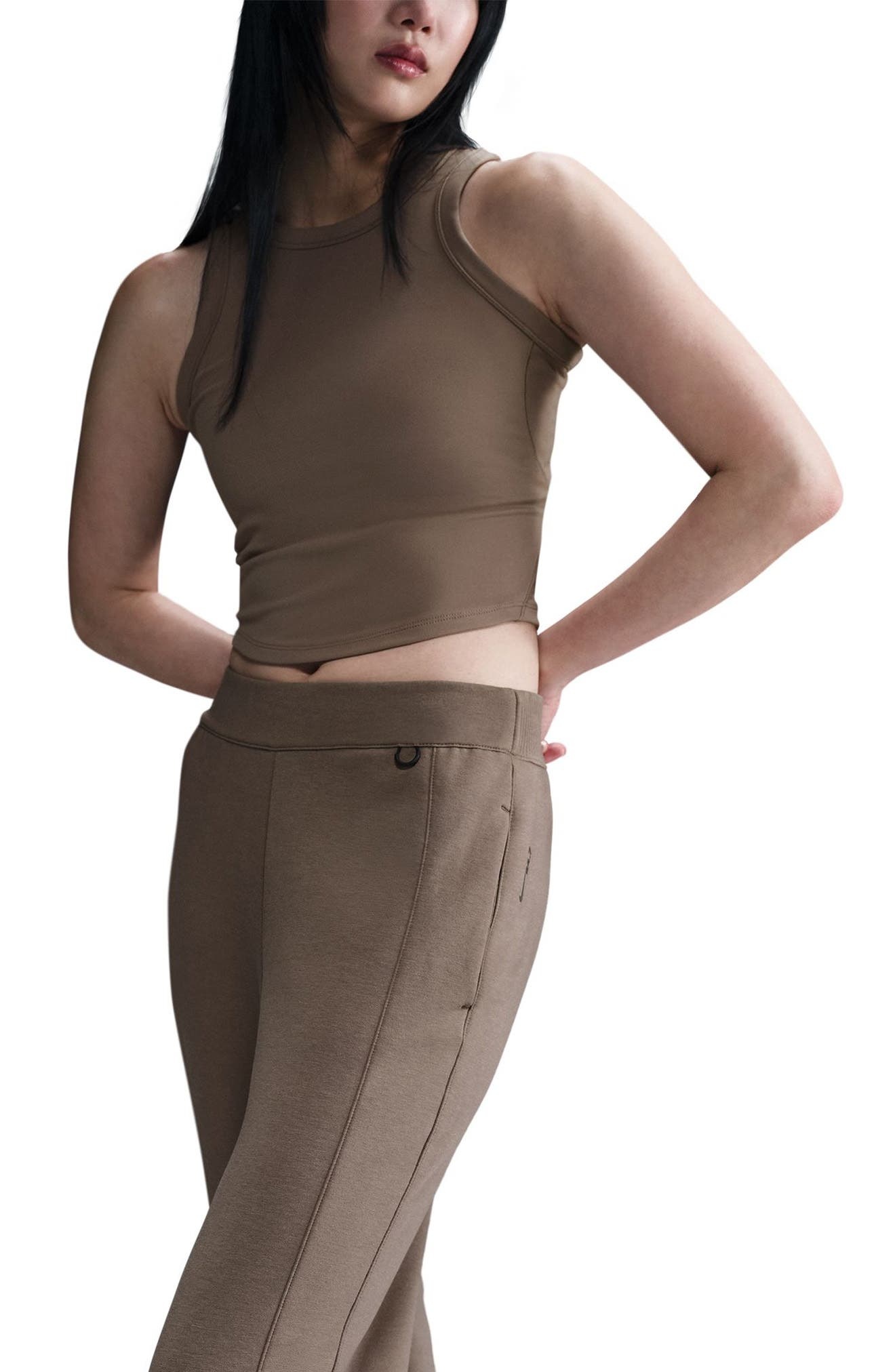 Nike 24.7 Dri-FIT Mid-Rise Joggers in Mink Brown/Mink Brown at Nordstrom - 4