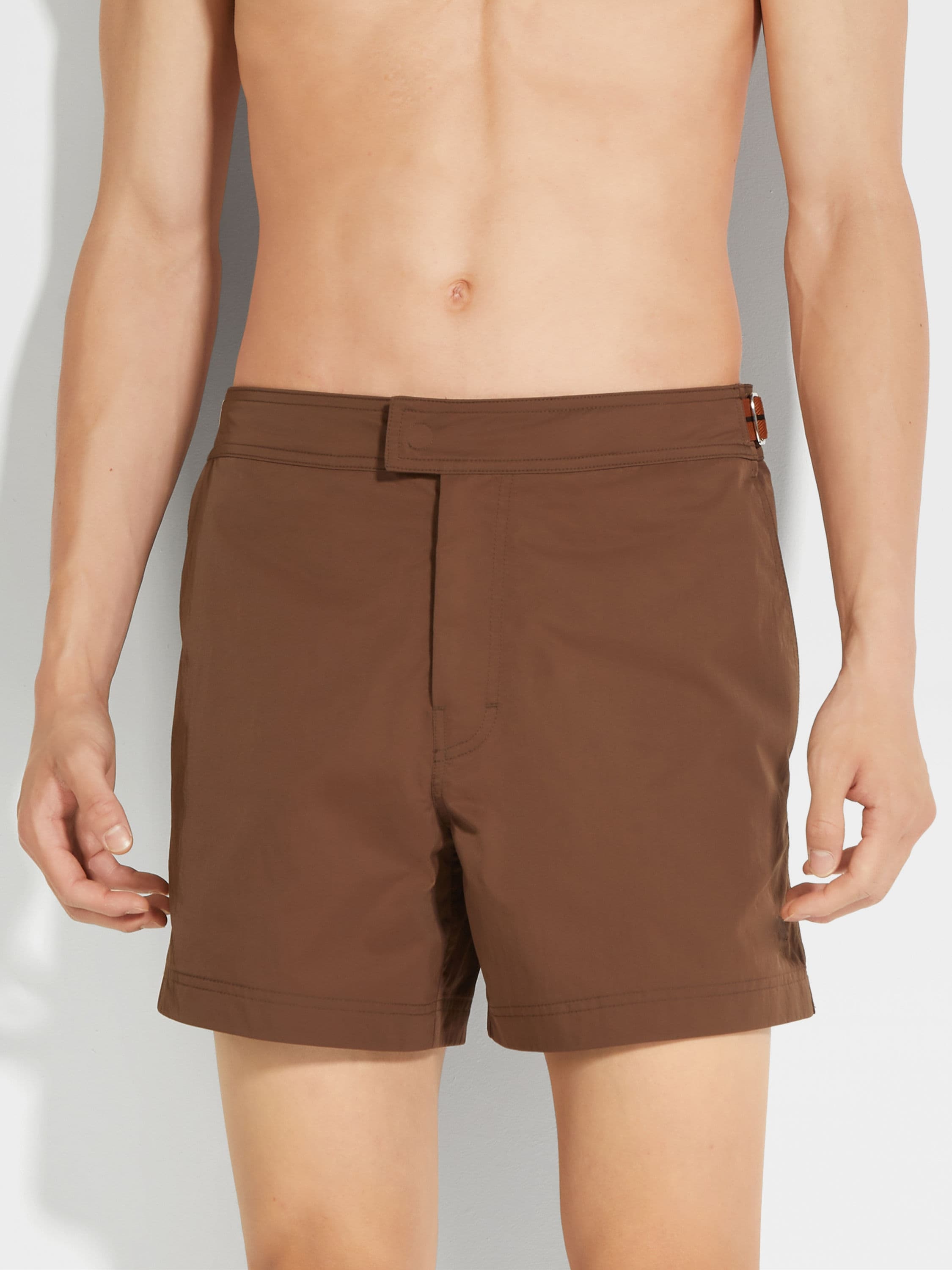 ZEGNA 232 ROAD BRAND MARK SWIM TRUNKS - 2