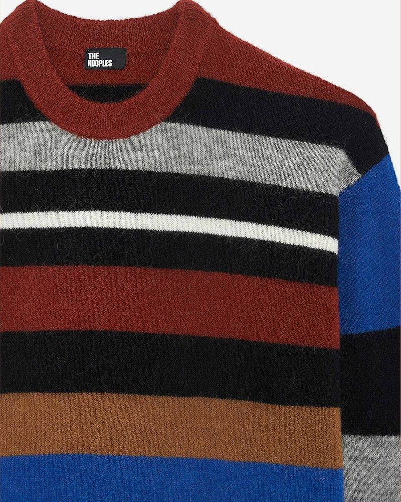 WOOL BLEND SWEATER WITH MULTICOLORED STRIPES 6
