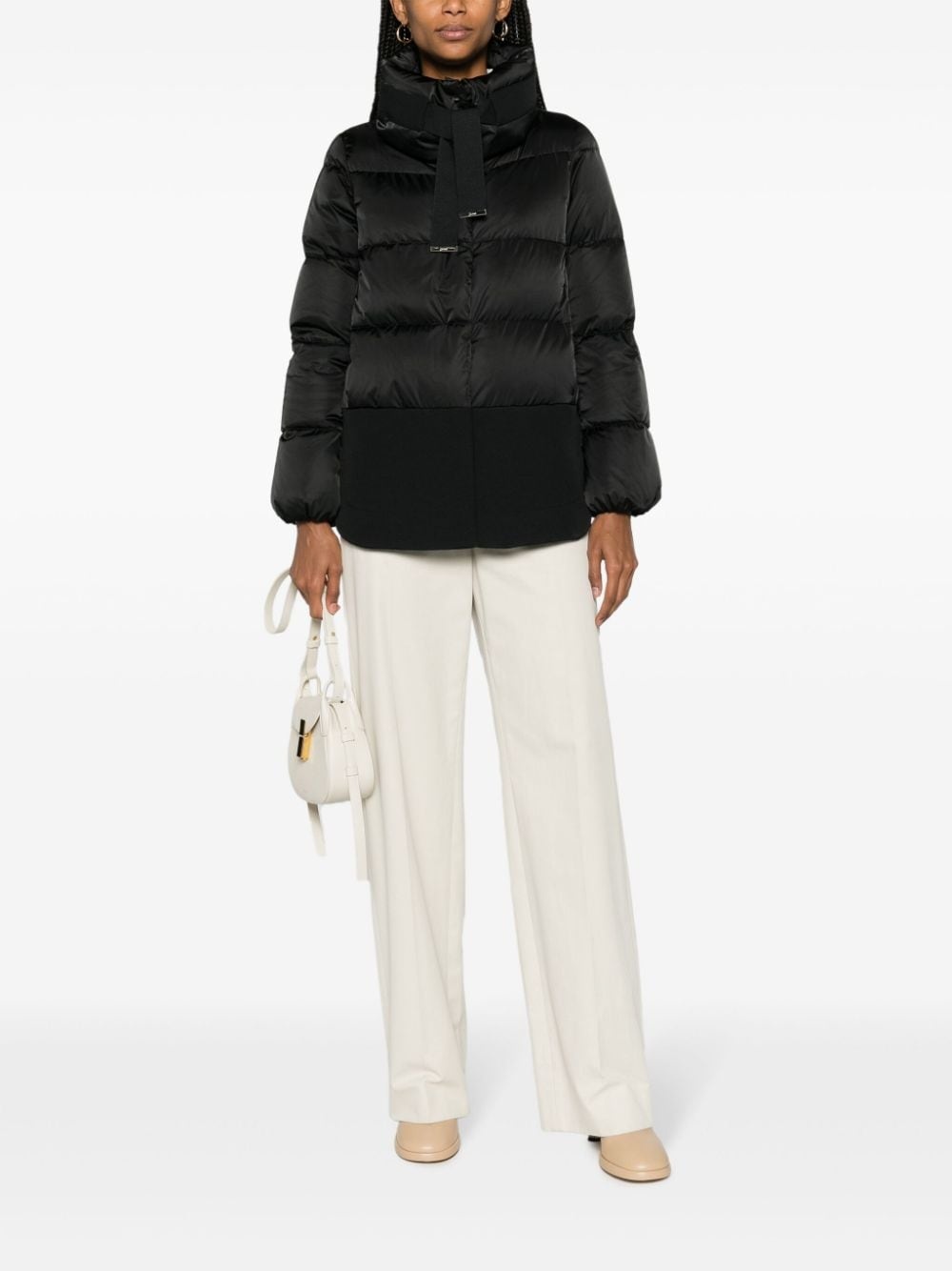 funnel-neck puffer jacket - 2