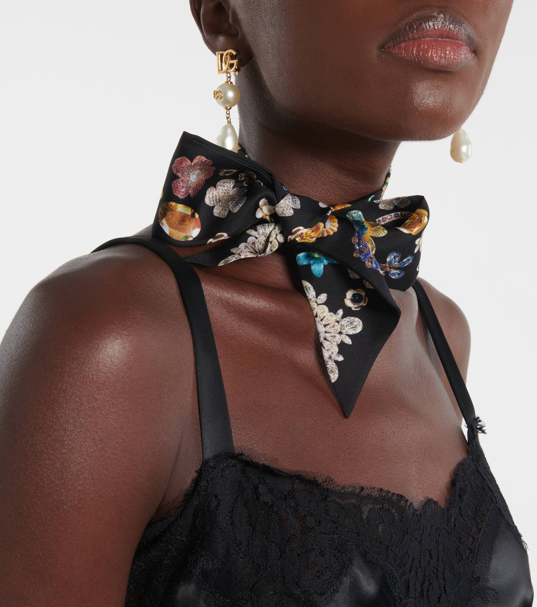 Silk twill scarf - 3
