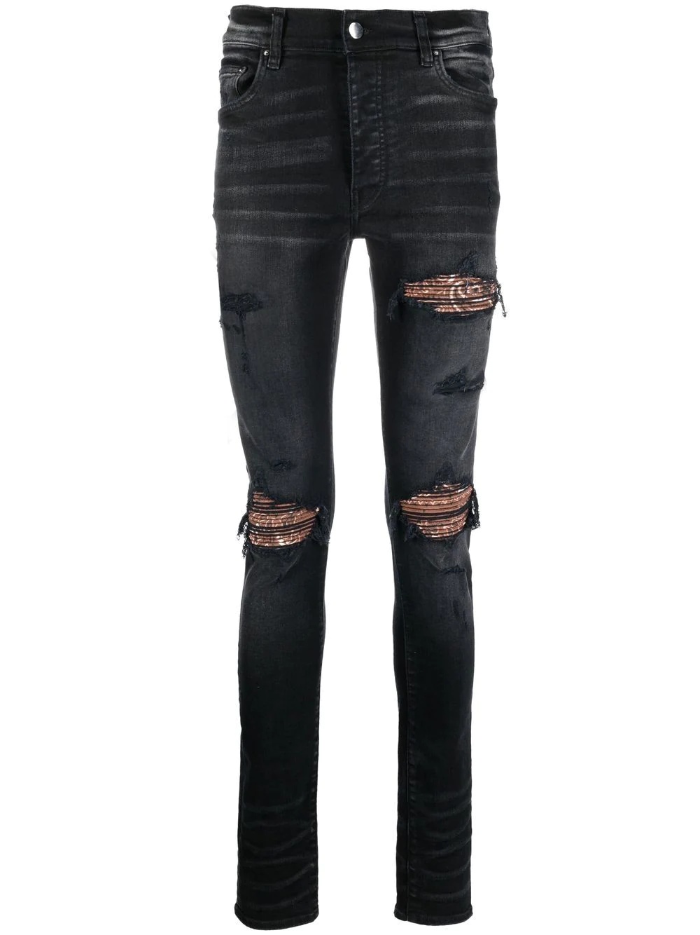 ripped skinny-fit jeans - 1