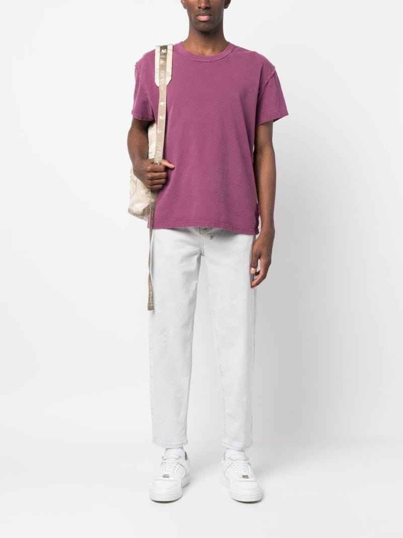 logo-tag mid-rise jeans - 2