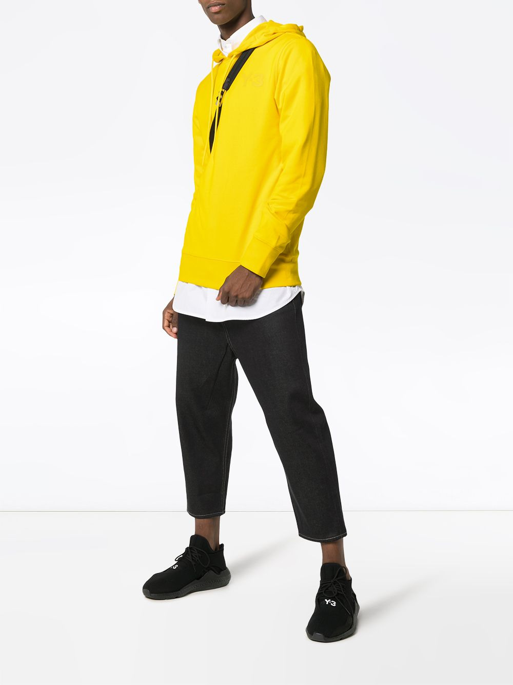 logo-print "Yellow" hoodie - 2