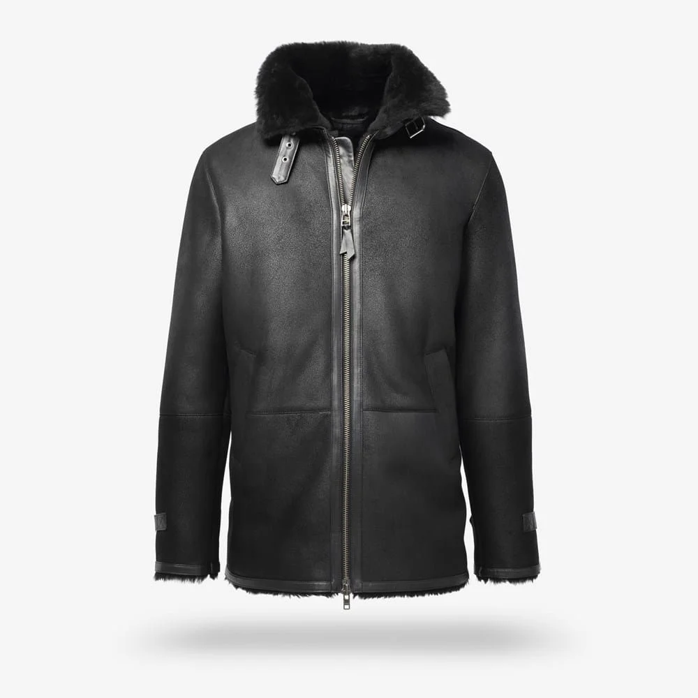 Shearling Bomber Jacket - 1