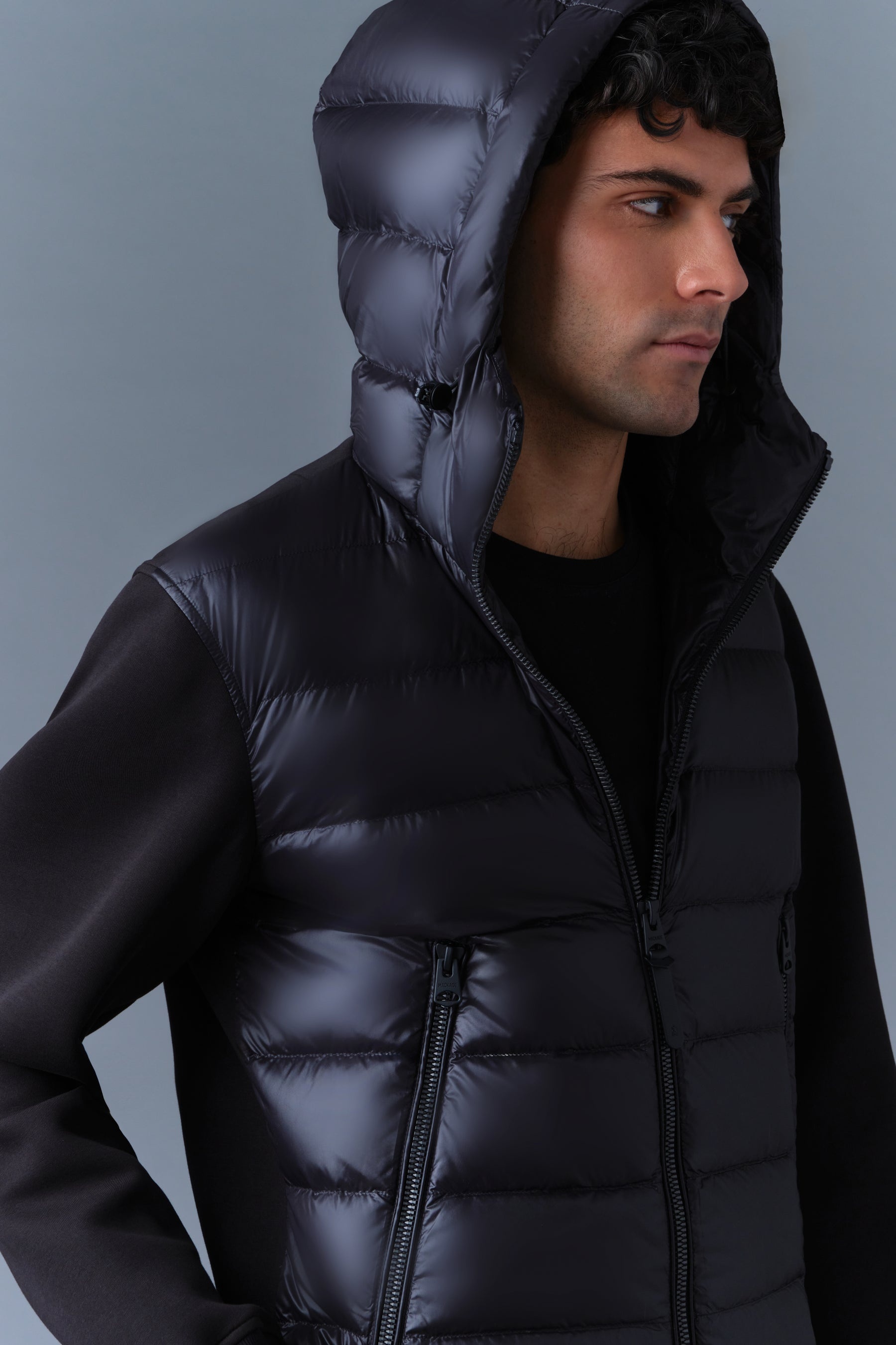 MACKAGE FRANK-R Hybrid Jacket with Hood | REVERSIBLE
