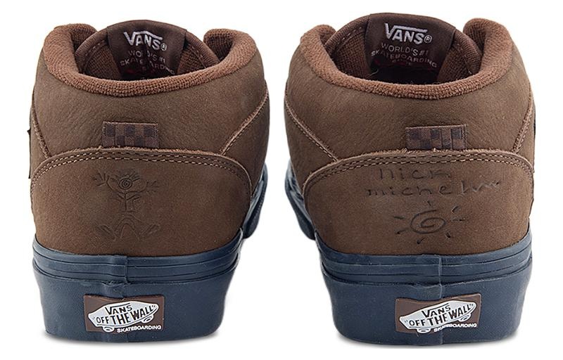 Vans x Nick Michel Half Cab 92 'Brown Navy' VN0A5KYABF1 - 4