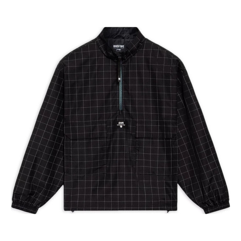 Li-Ning BadFive Graphic Sports Half Zip Jacket 'Black' AFDS363-2 - 1