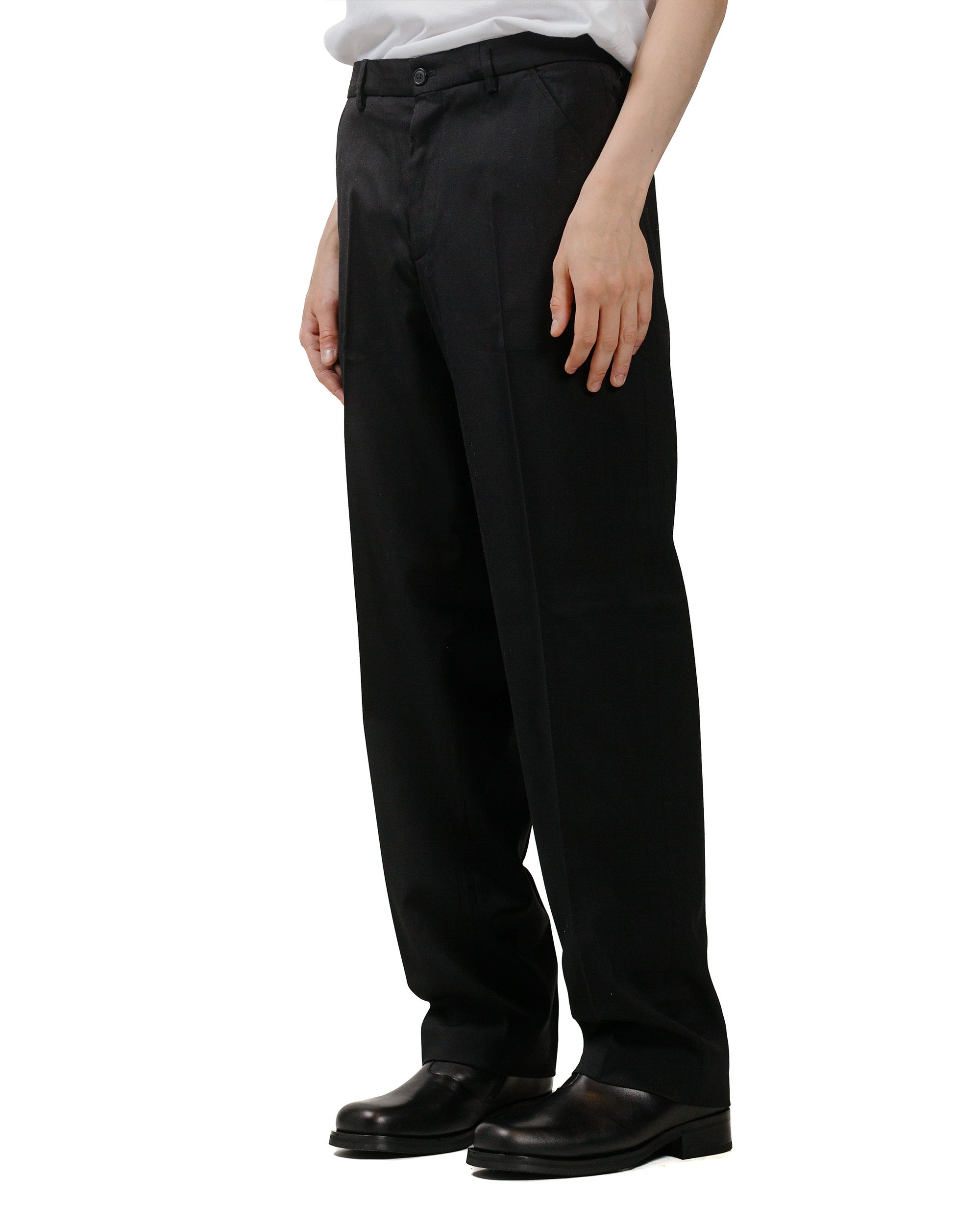Chino 22 Black Worsted Wool - 2